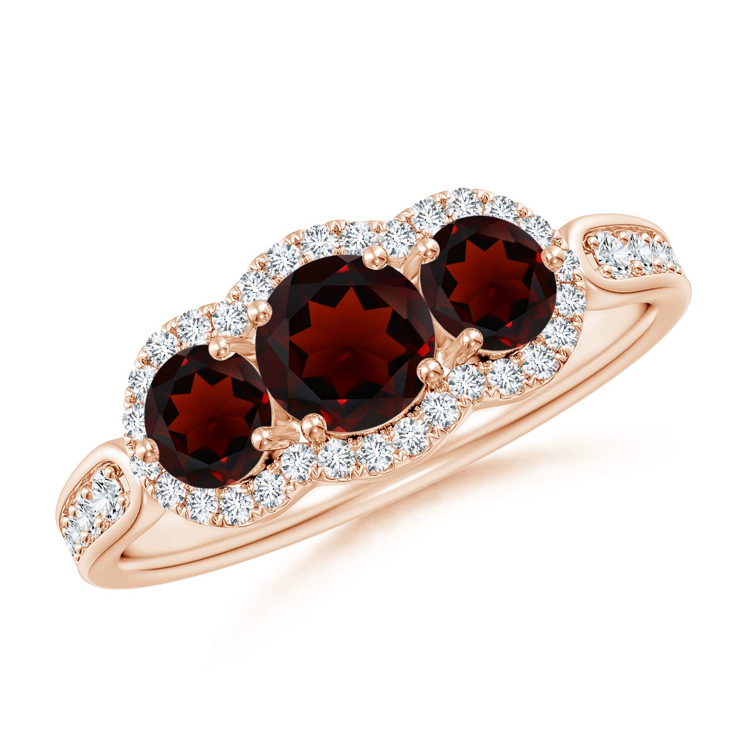 AA - Garnet / 1.51 CT / 14 KT Rose Gold