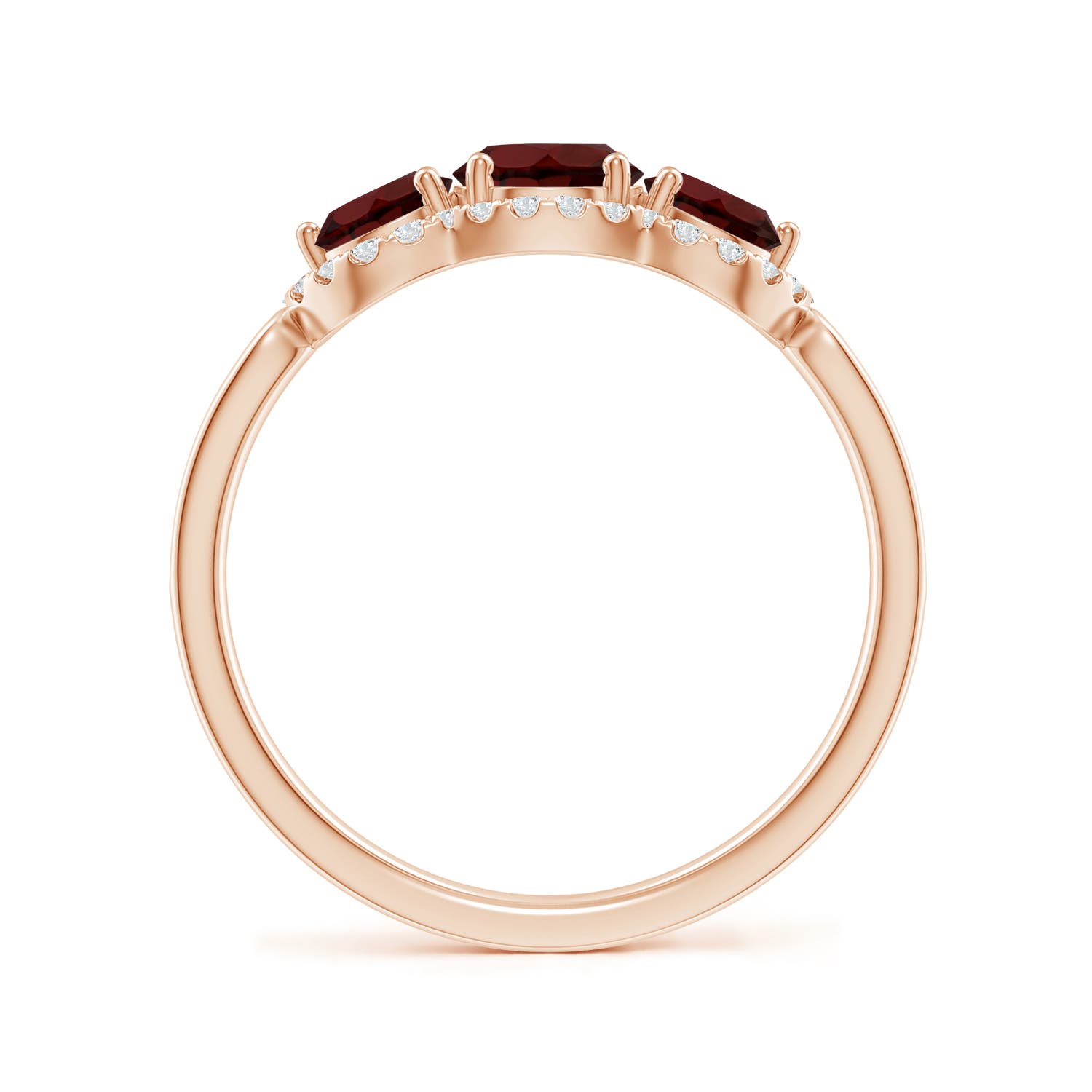 AA - Garnet / 1.51 CT / 14 KT Rose Gold