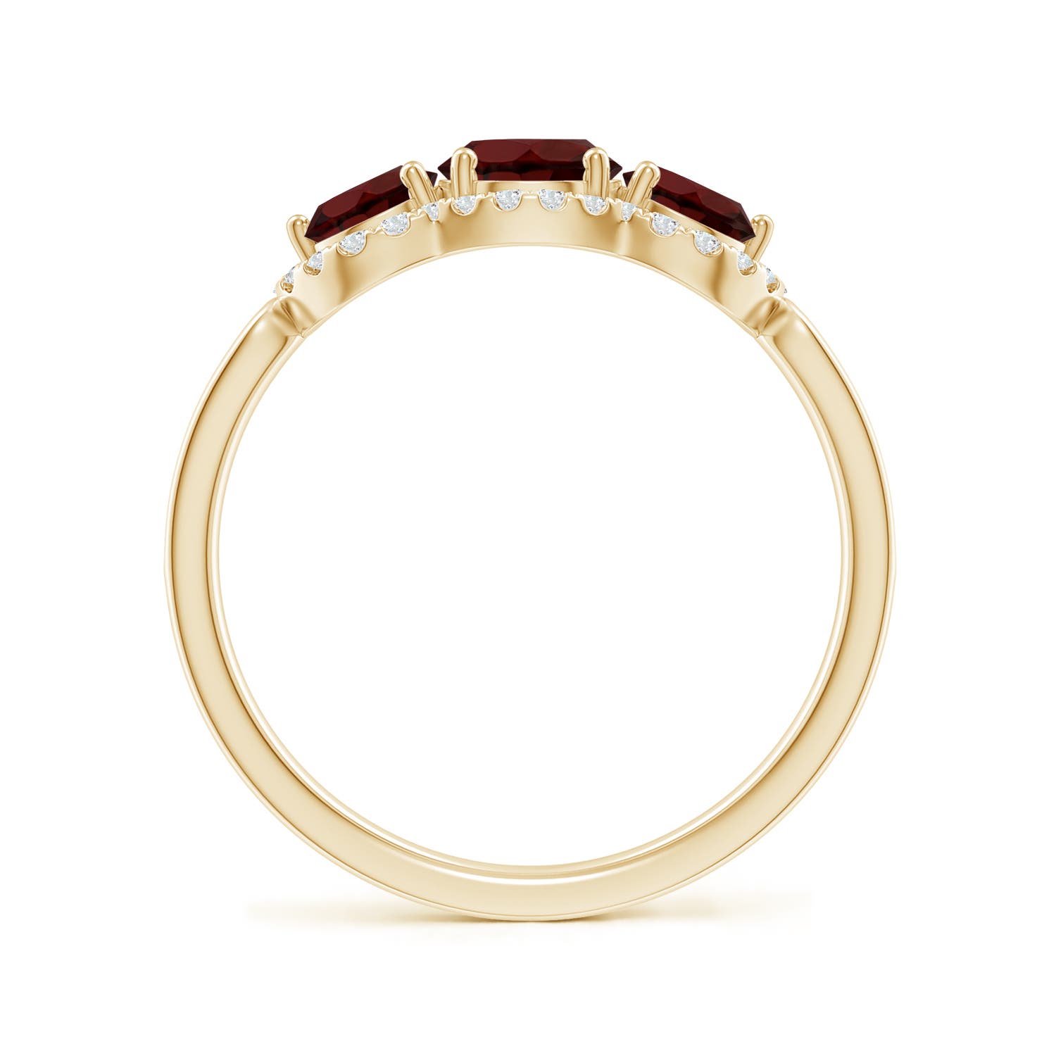 AA - Garnet / 1.51 CT / 14 KT Yellow Gold