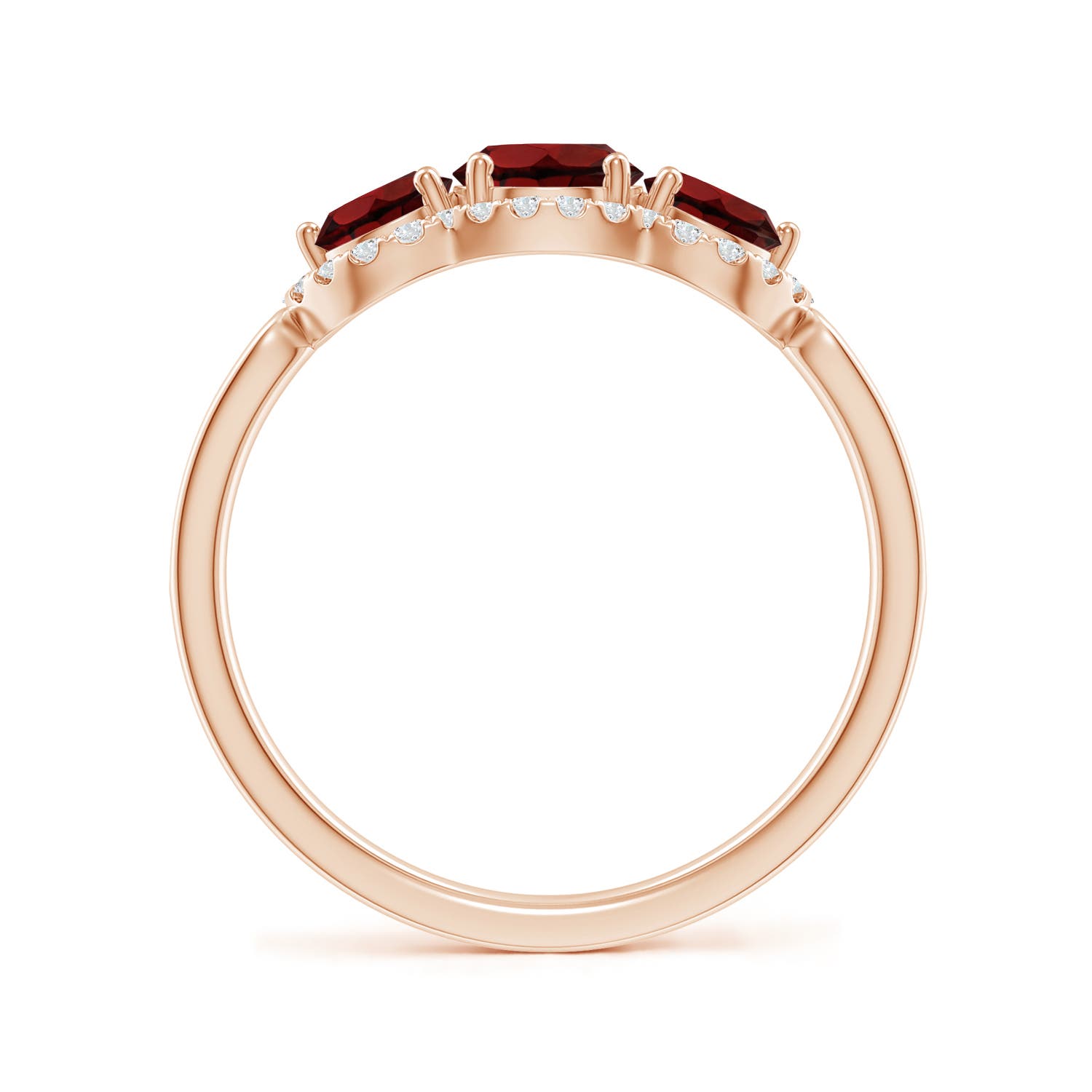 AAA - Garnet / 1.51 CT / 14 KT Rose Gold