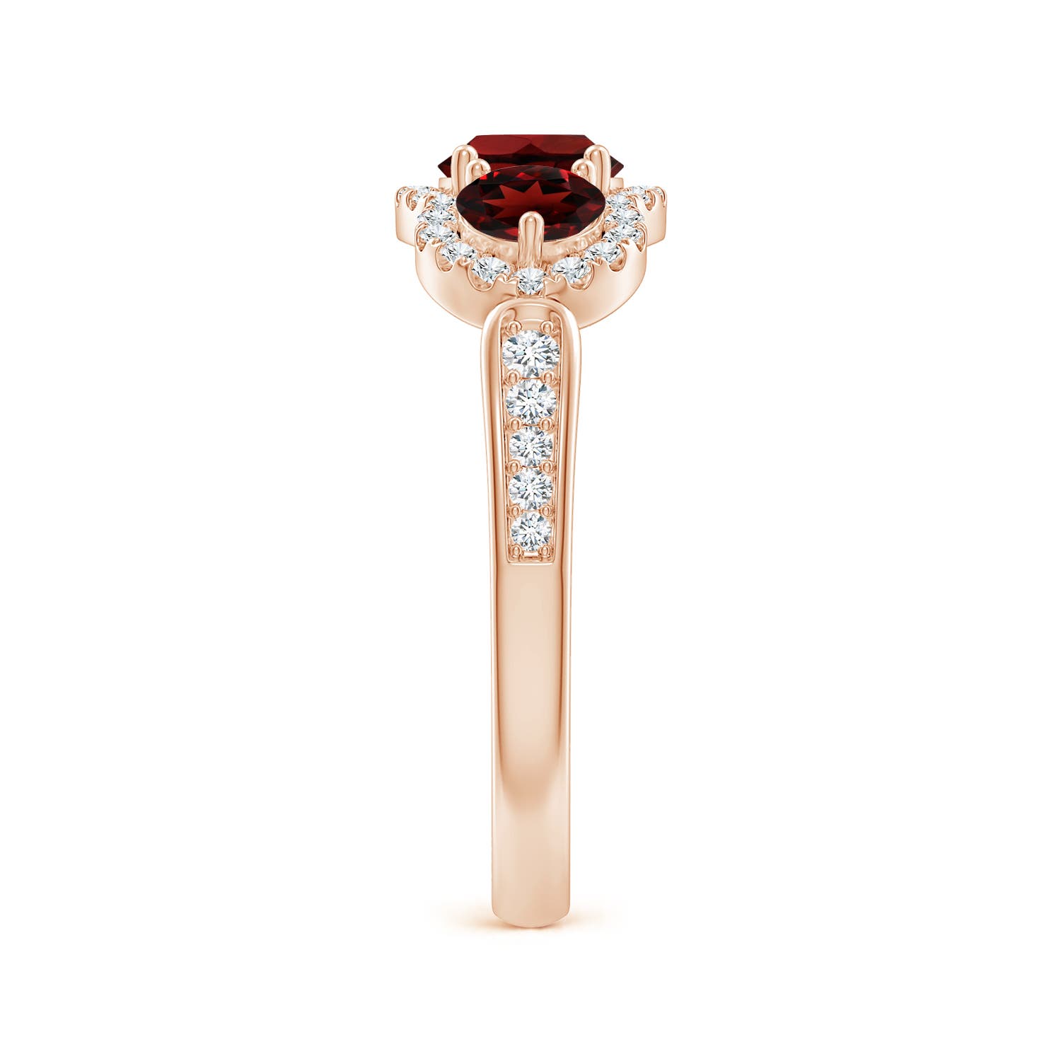 AAA - Garnet / 1.51 CT / 14 KT Rose Gold