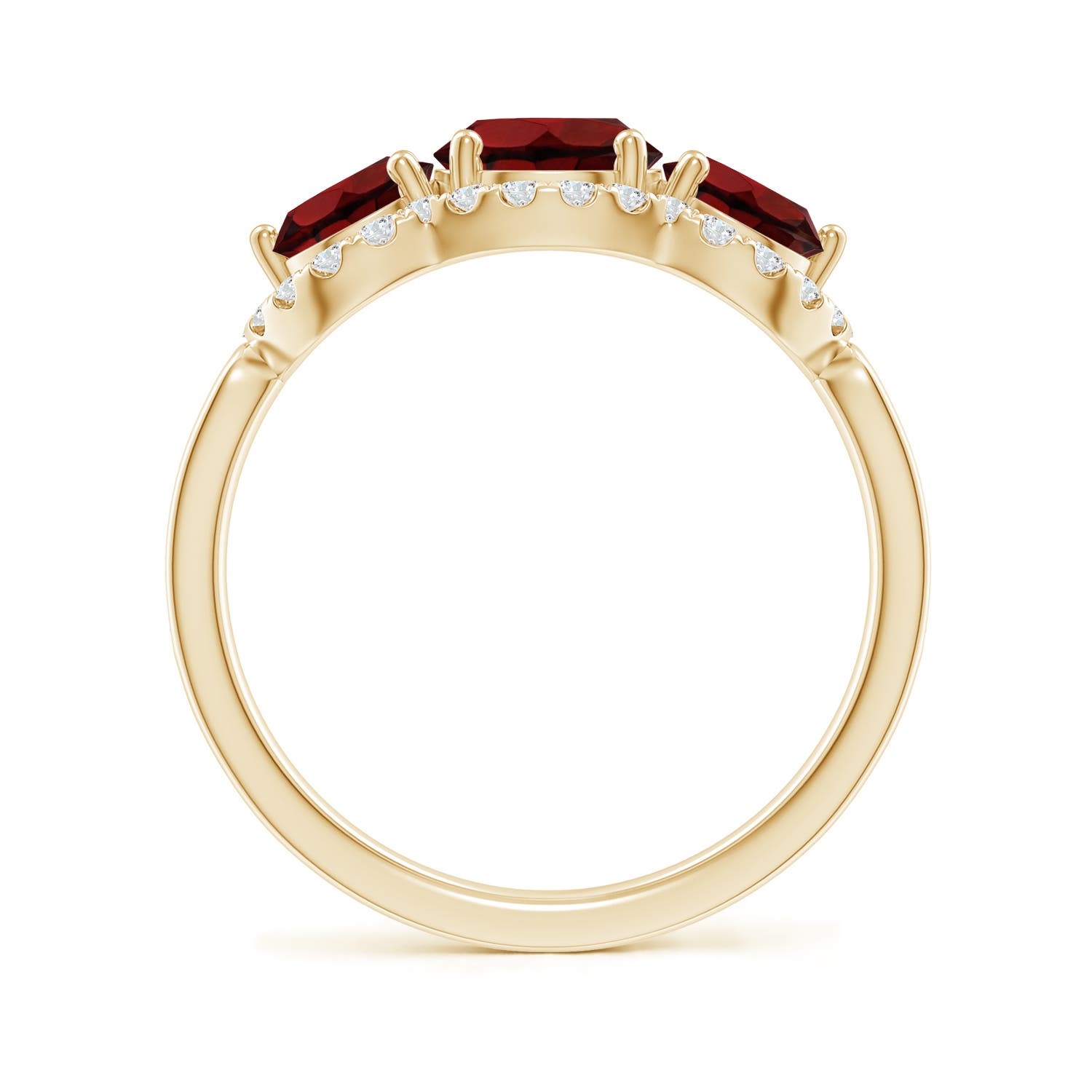 AAA - Garnet / 2.53 CT / 14 KT Yellow Gold