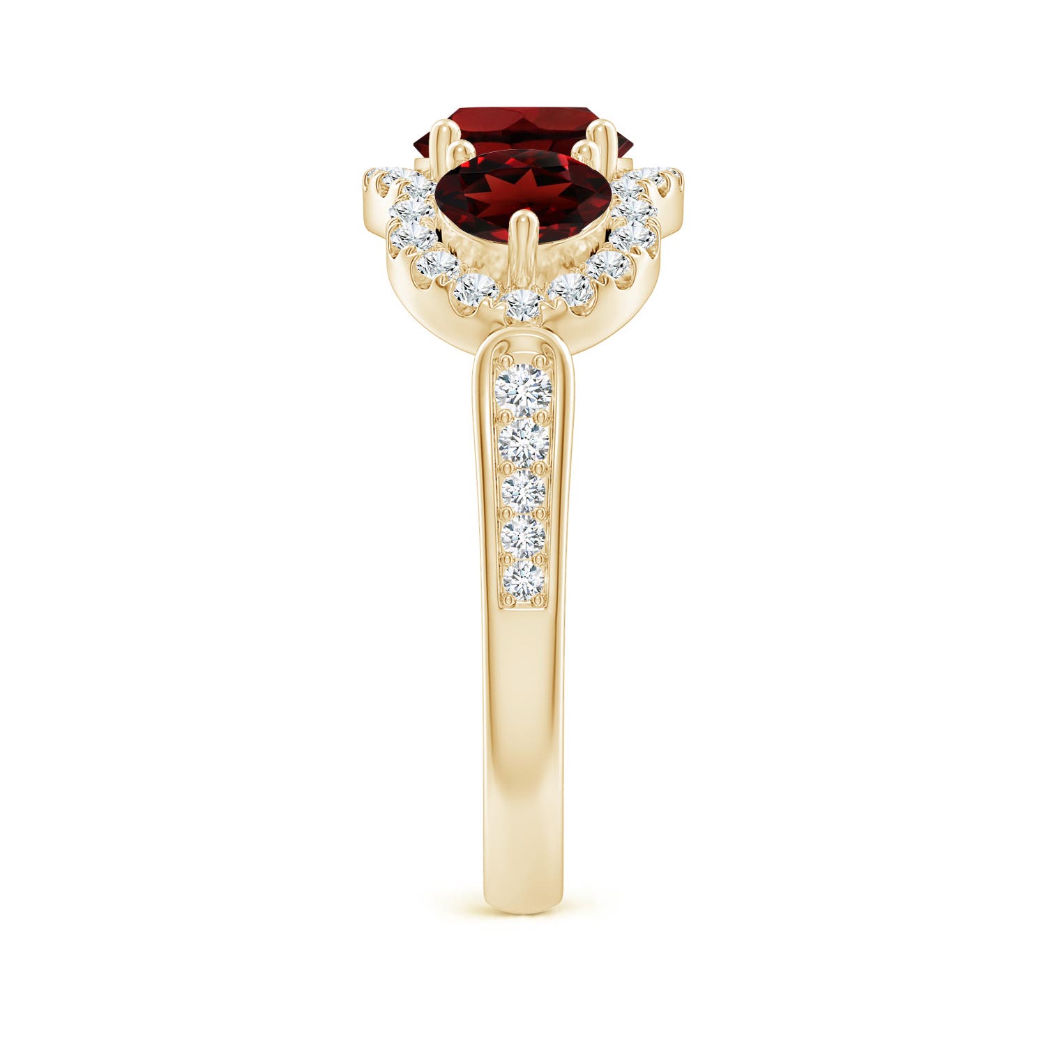 AAA - Garnet / 2.53 CT / 14 KT Yellow Gold