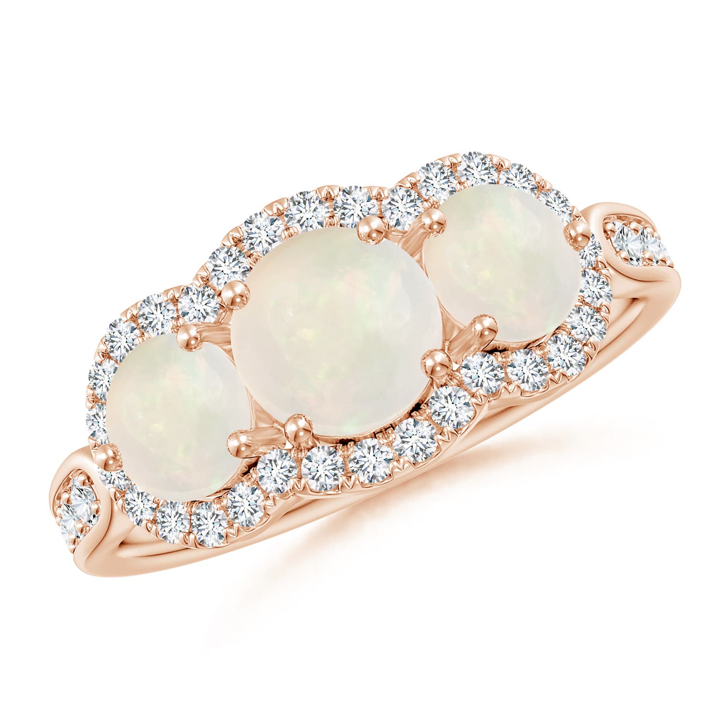 A - Opal / 1.49 CT / 14 KT Rose Gold