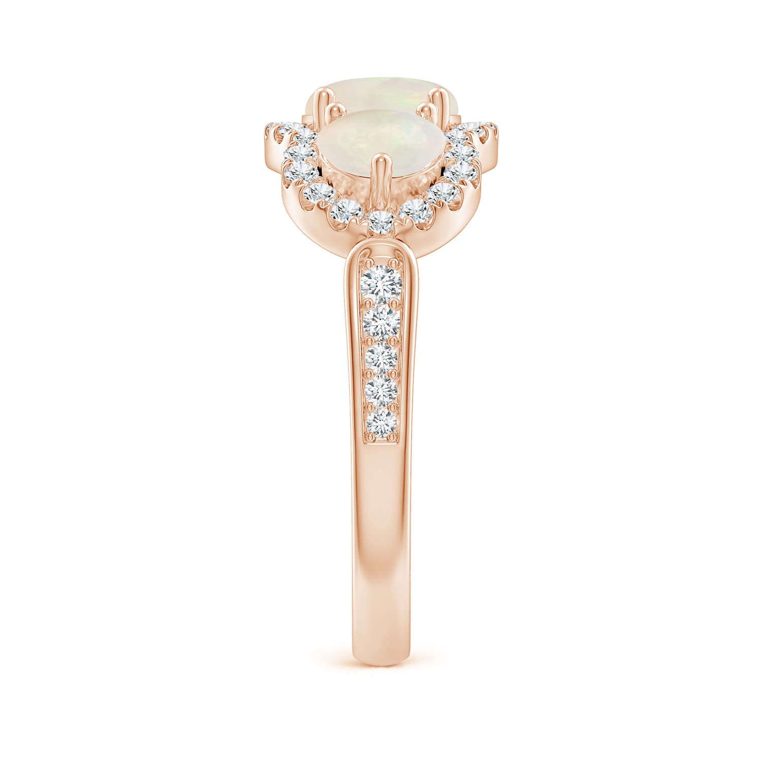 A - Opal / 1.49 CT / 14 KT Rose Gold