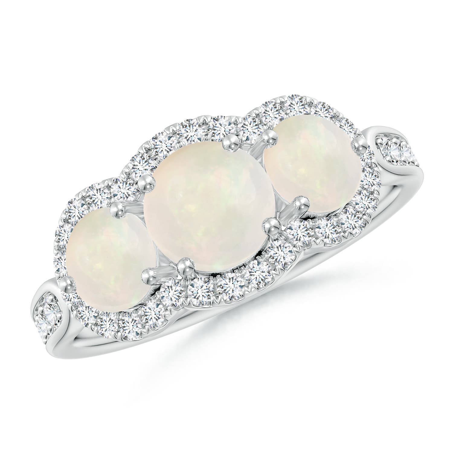 A - Opal / 1.49 CT / 14 KT White Gold