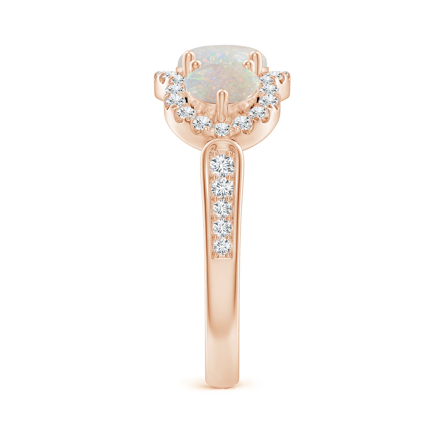 AA - Opal / 1.49 CT / 14 KT Rose Gold