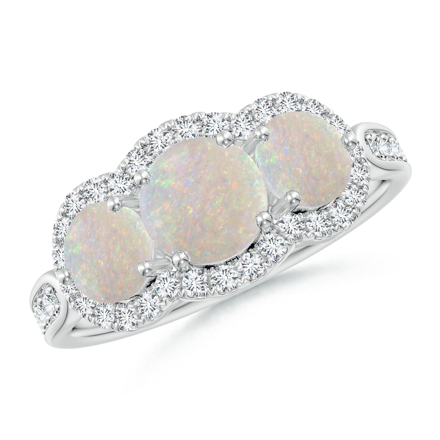 AA - Opal / 1.49 CT / 14 KT White Gold