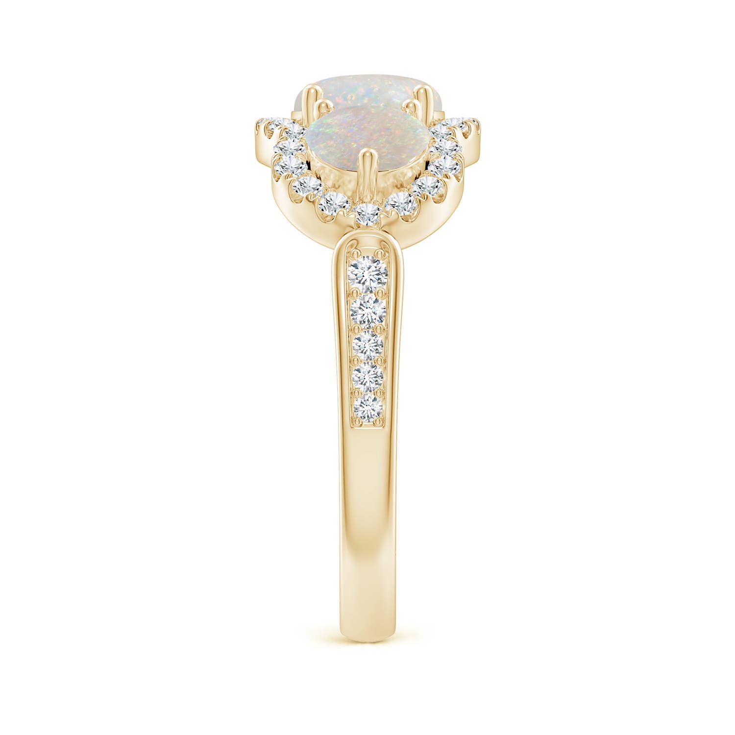 AA - Opal / 1.49 CT / 14 KT Yellow Gold