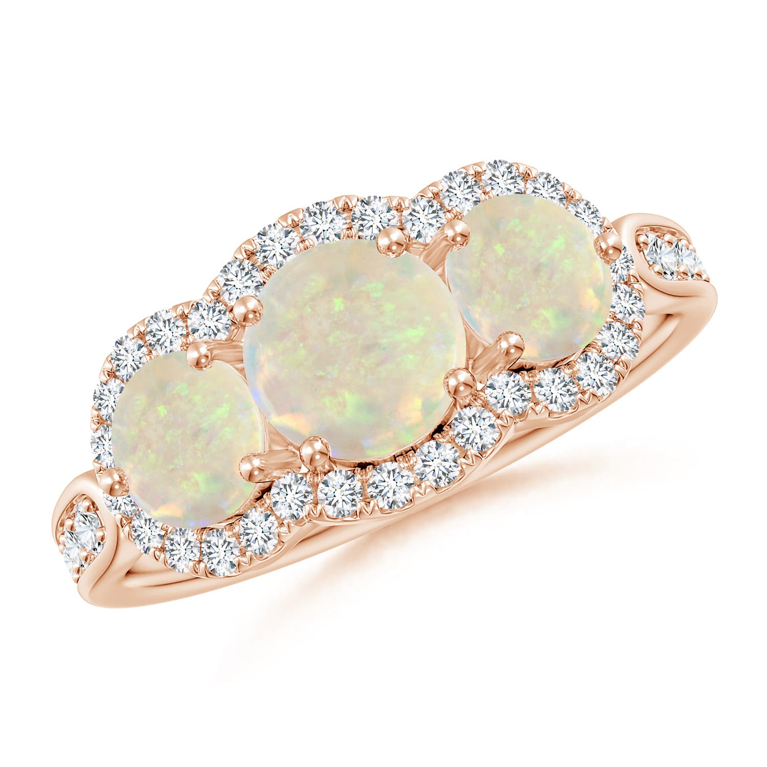 AAA - Opal / 1.49 CT / 14 KT Rose Gold