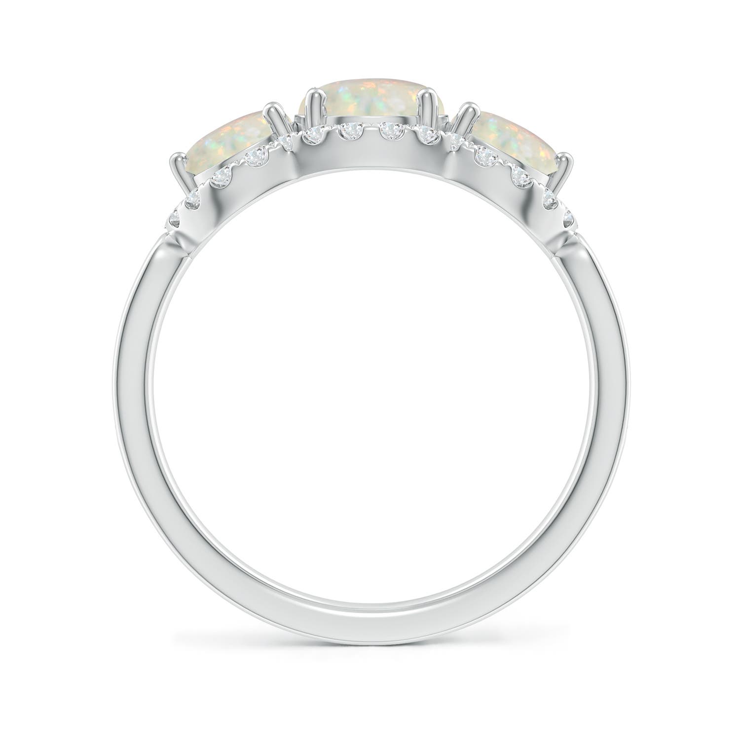 AAA - Opal / 1.49 CT / 14 KT White Gold