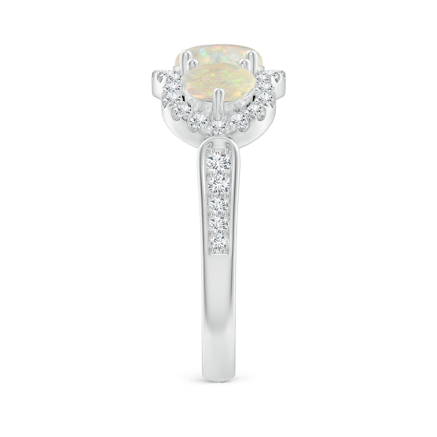 AAA - Opal / 1.49 CT / 14 KT White Gold