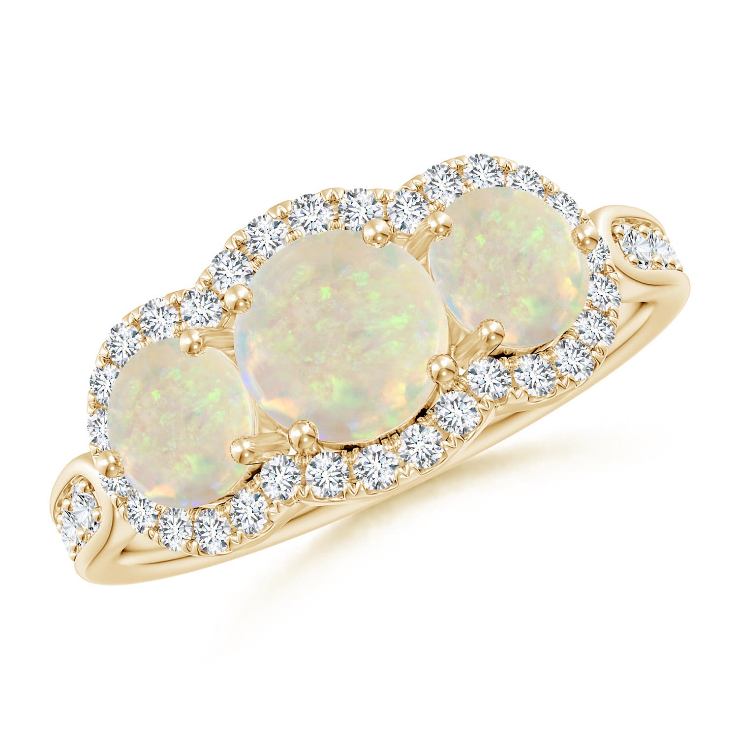 AAA - Opal / 1.49 CT / 14 KT Yellow Gold