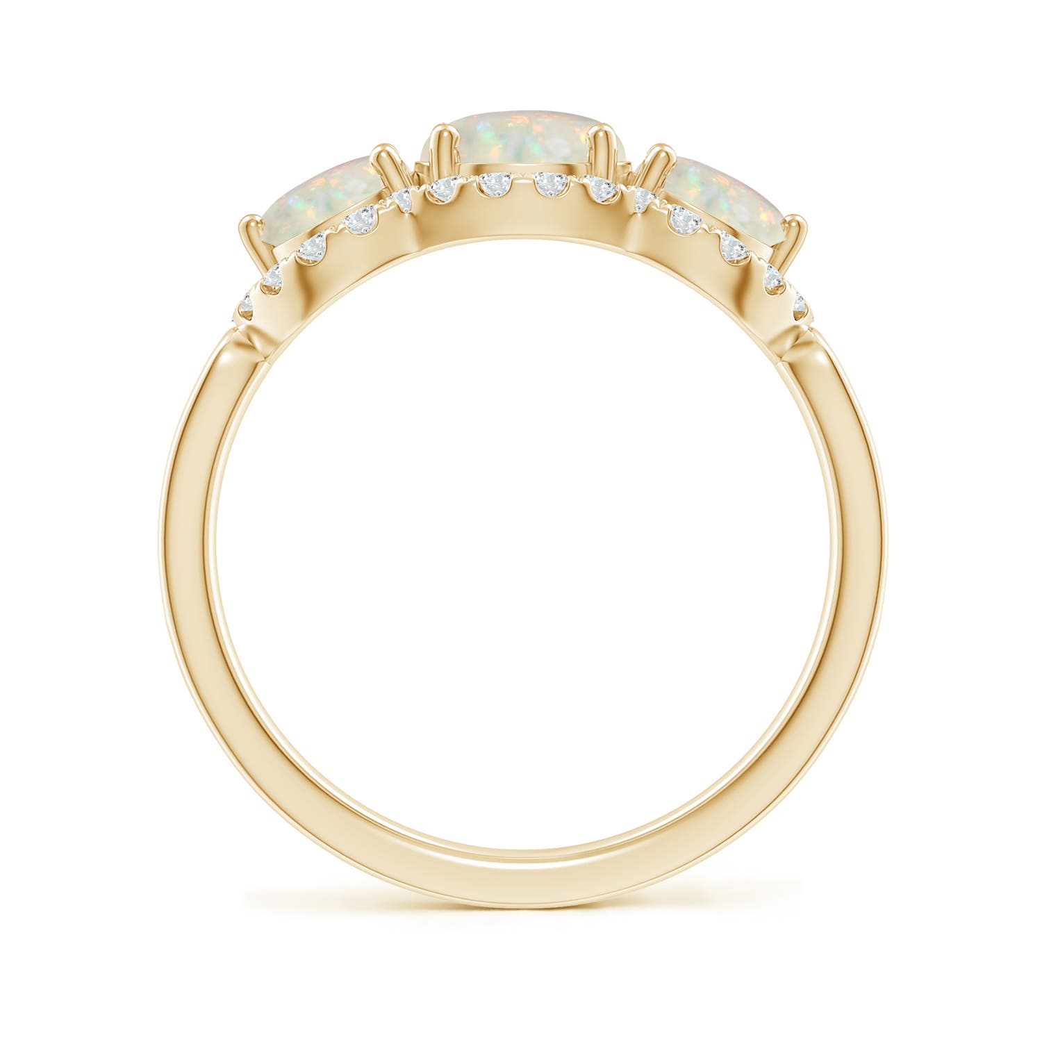 AAA - Opal / 1.49 CT / 14 KT Yellow Gold