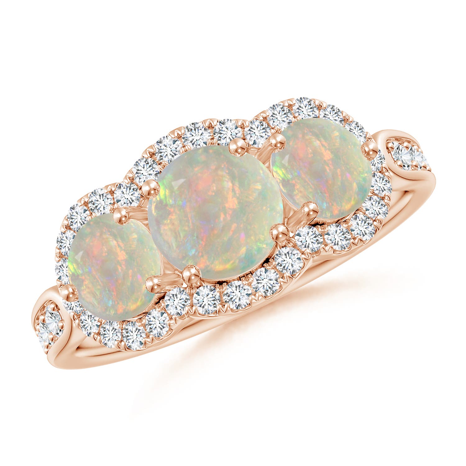 AAAA - Opal / 1.49 CT / 14 KT Rose Gold