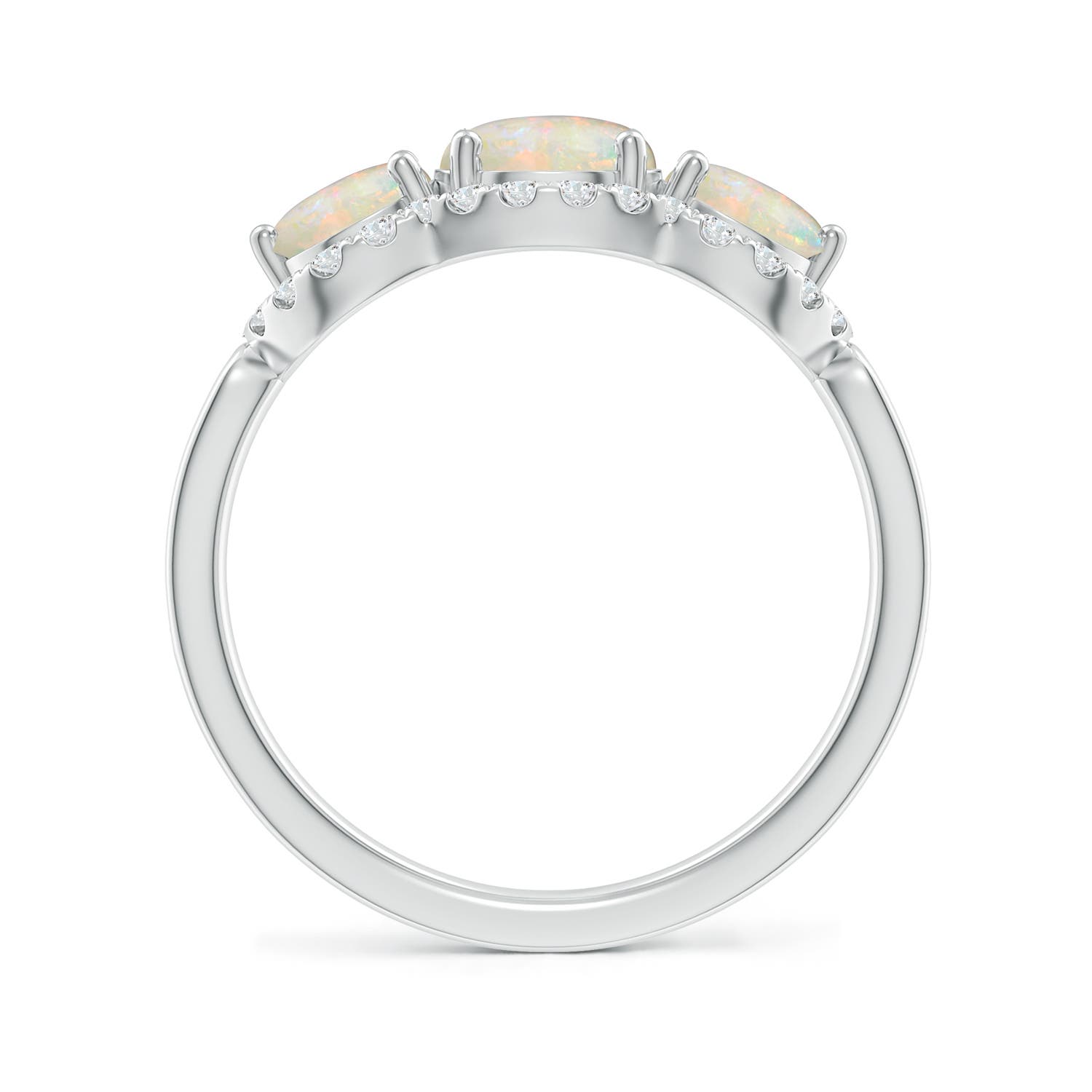 AAAA - Opal / 1.49 CT / 14 KT White Gold