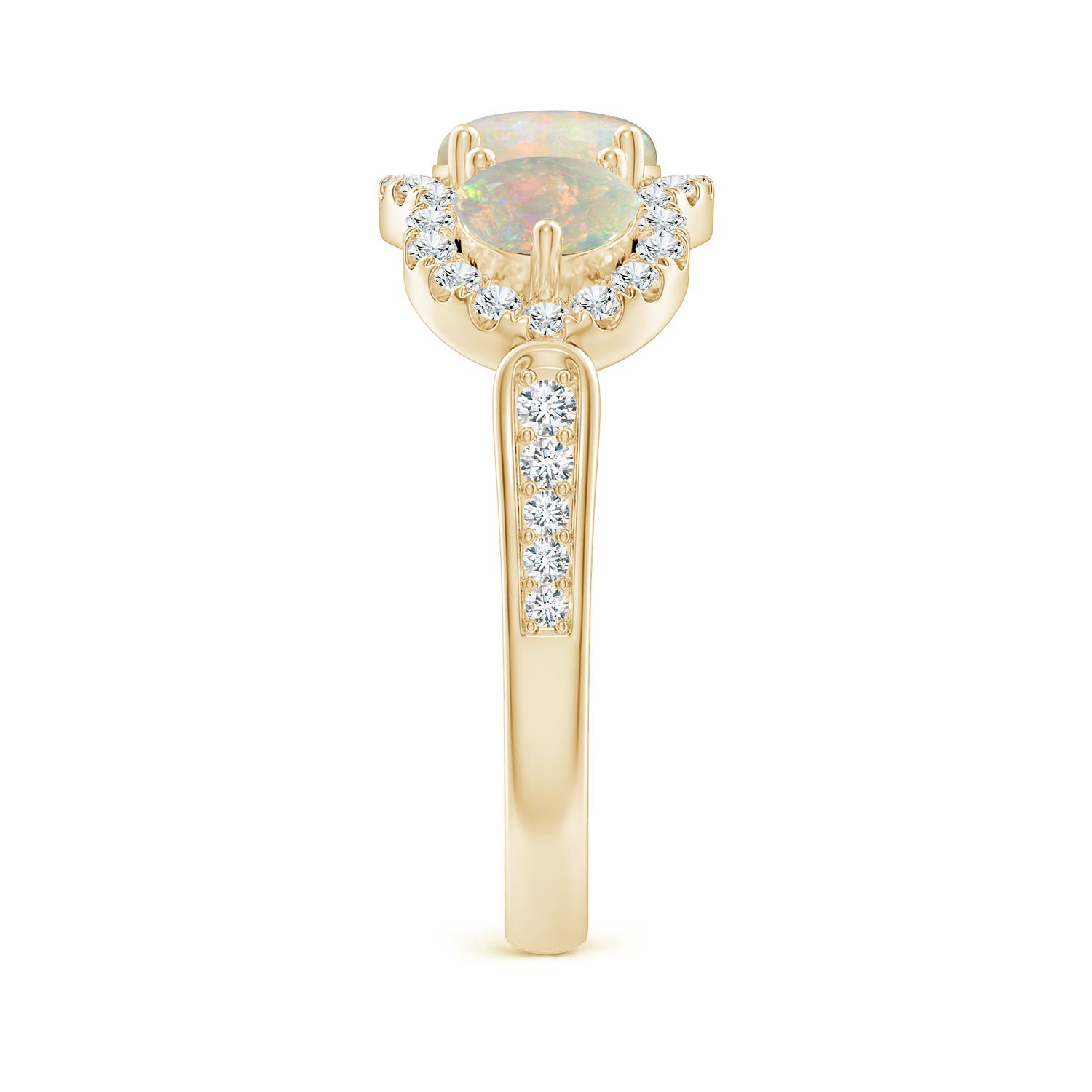 AAAA - Opal / 1.49 CT / 14 KT Yellow Gold