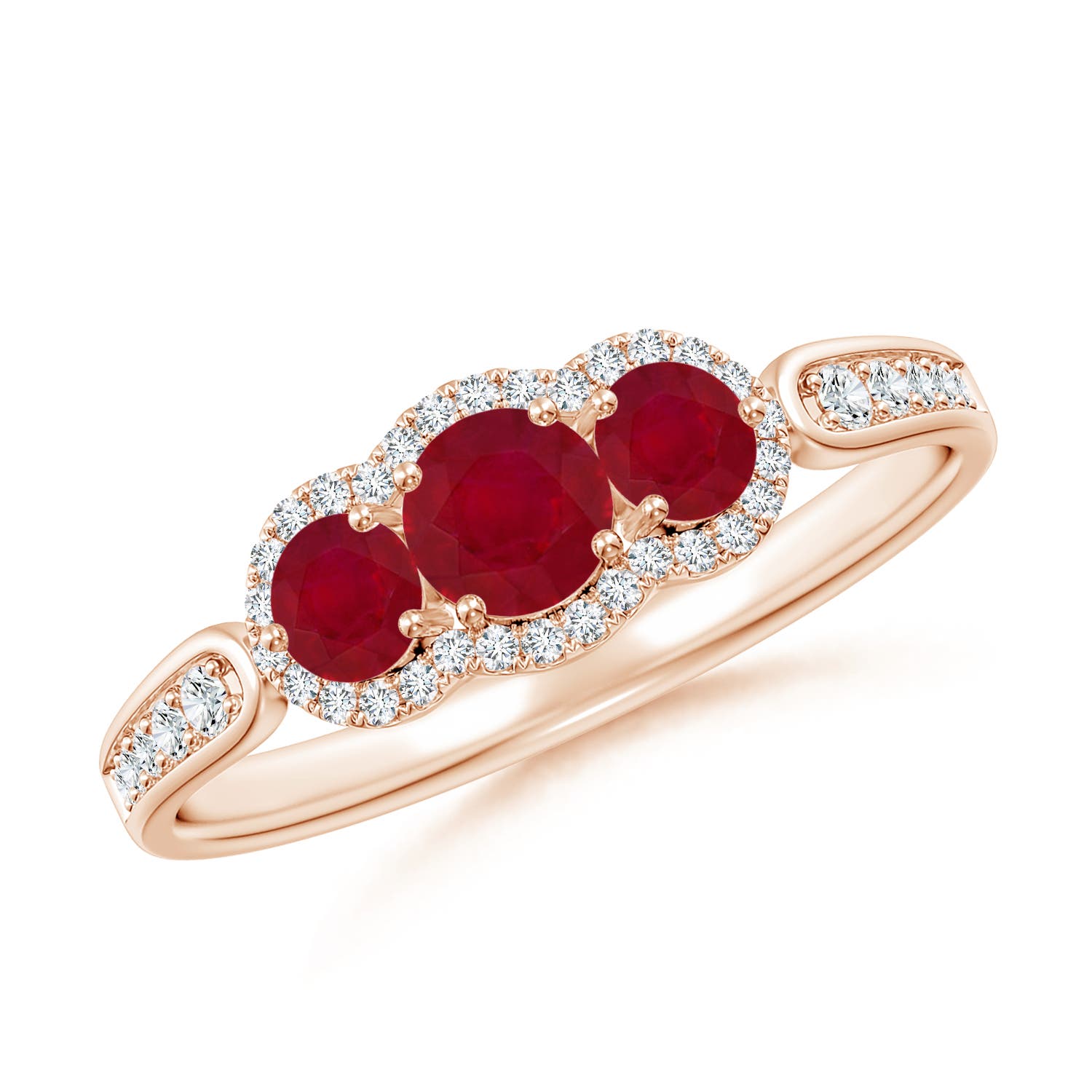 AA - Ruby / 0.98 CT / 14 KT Rose Gold