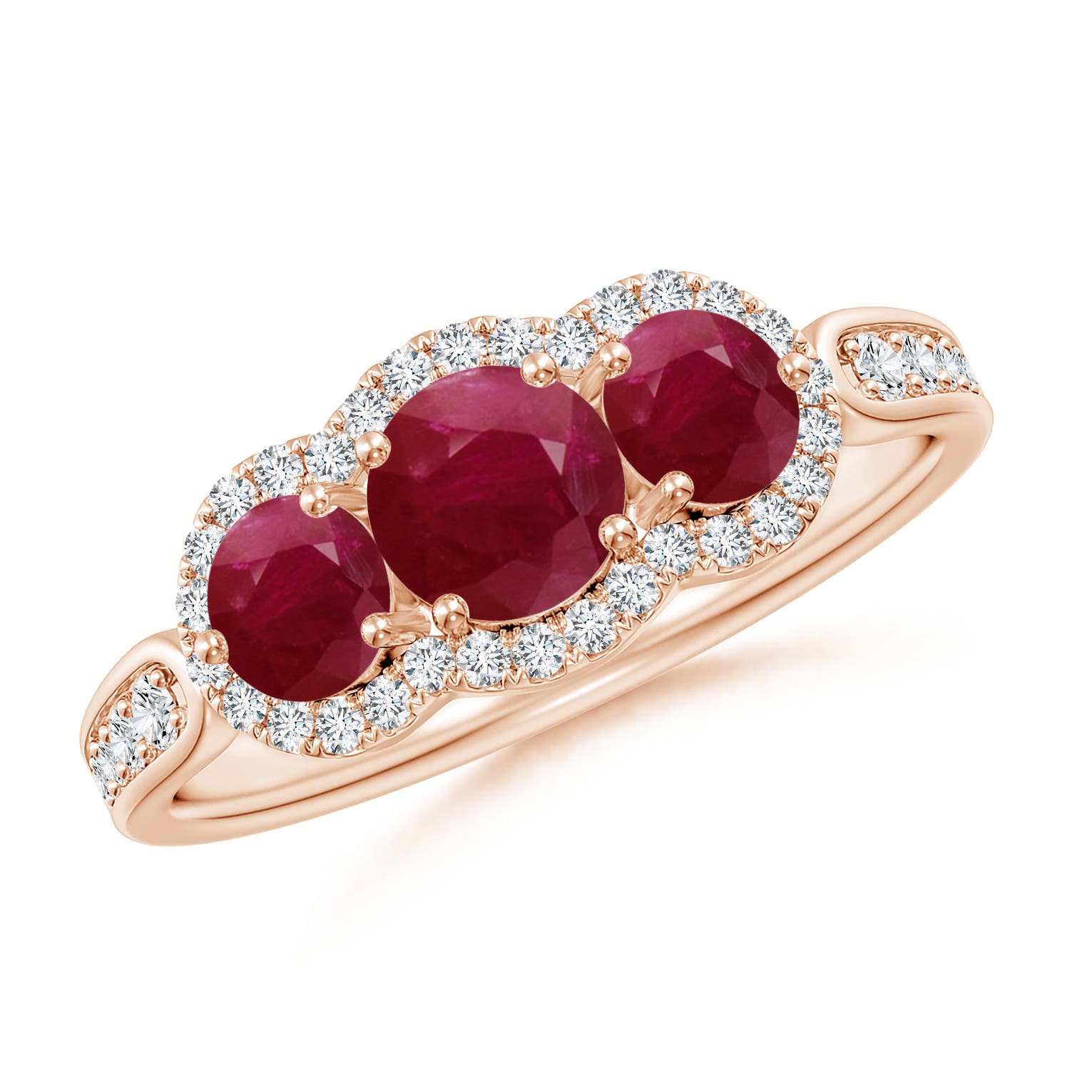 A - Ruby / 1.53 CT / 14 KT Rose Gold