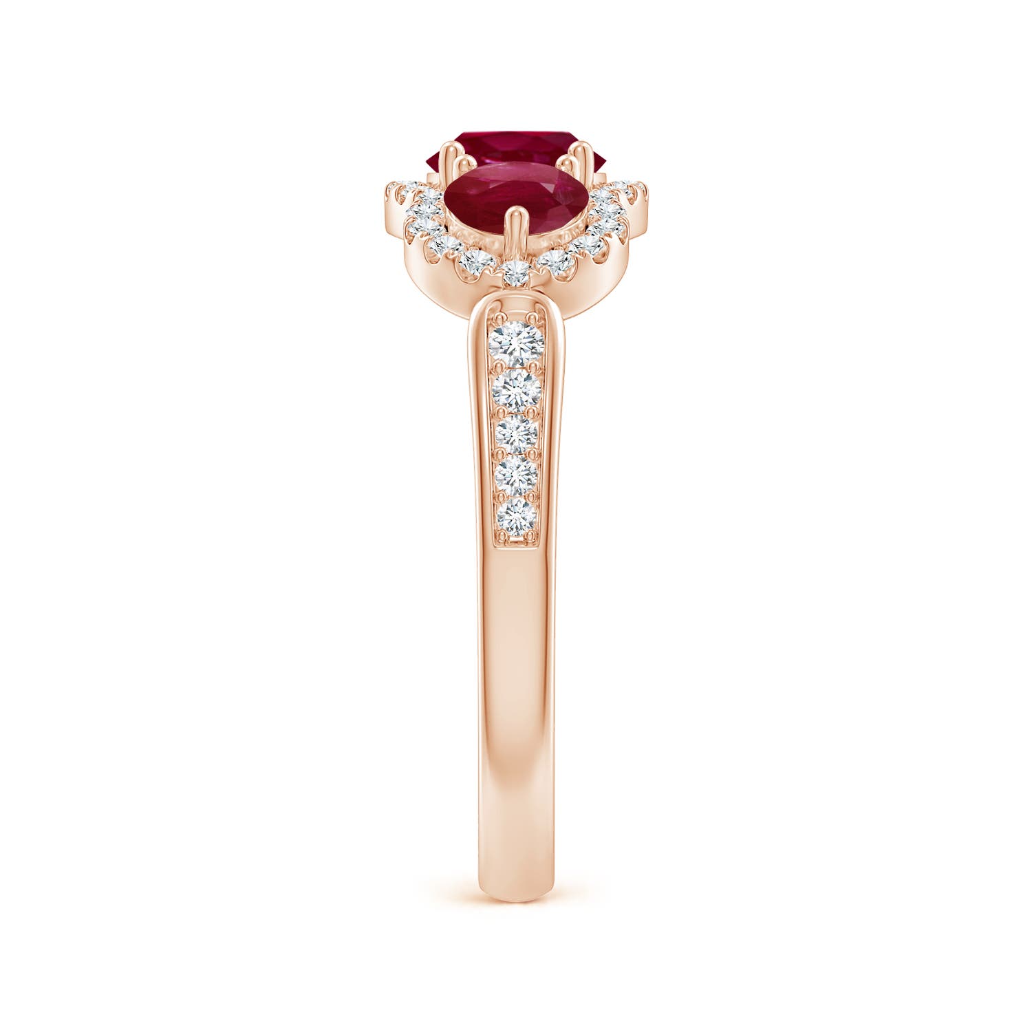 A - Ruby / 1.53 CT / 14 KT Rose Gold