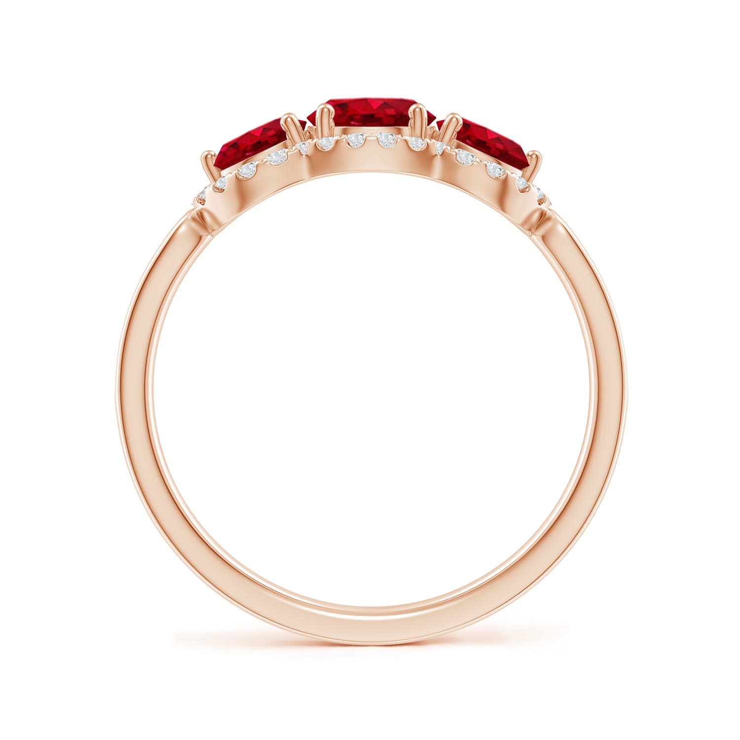 AAA - Ruby / 1.53 CT / 14 KT Rose Gold