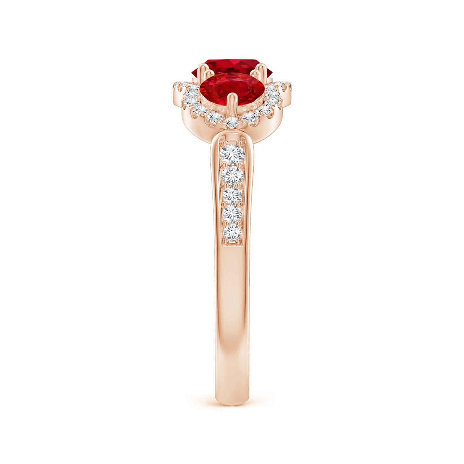 AAA - Ruby / 1.53 CT / 14 KT Rose Gold