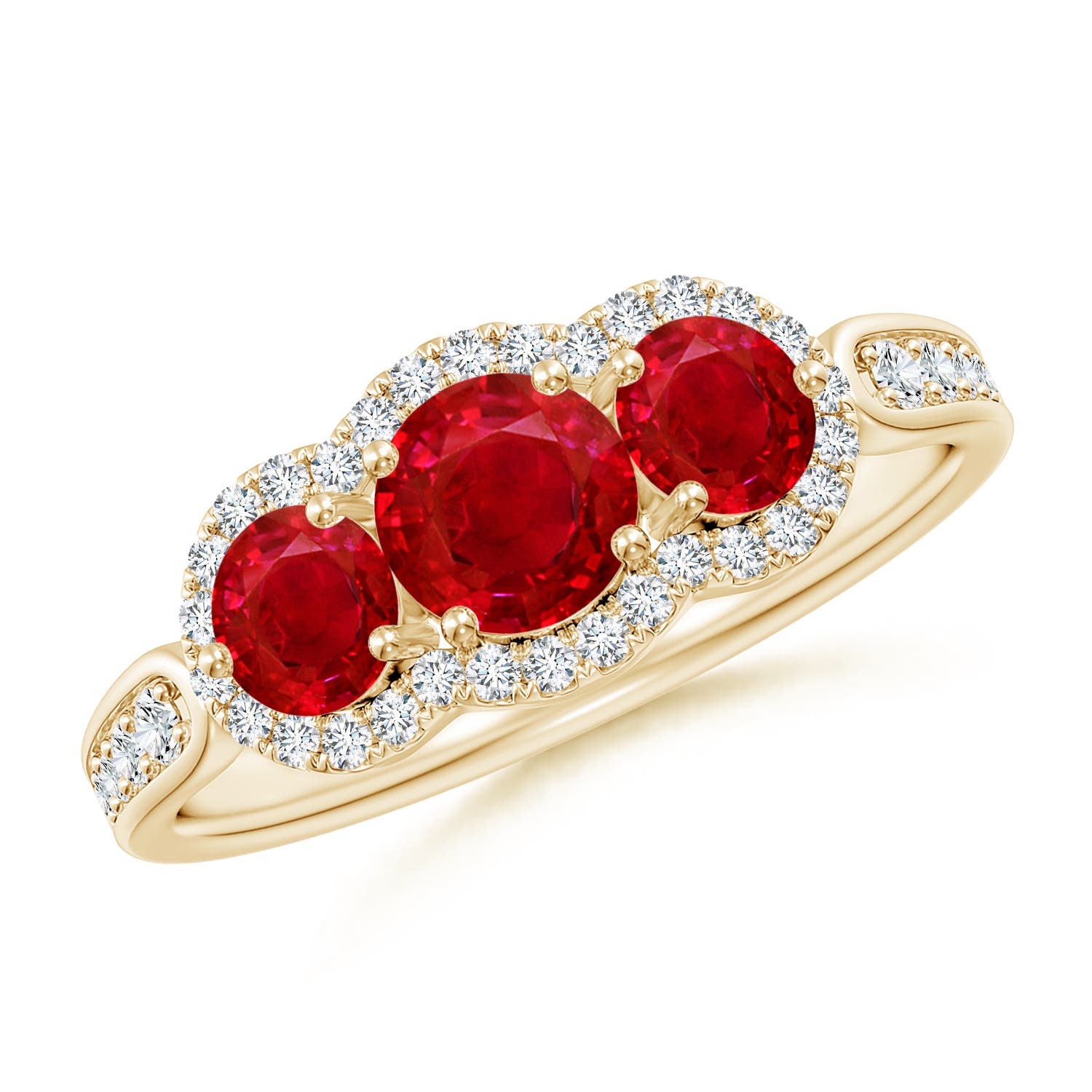 AAA - Ruby / 1.53 CT / 14 KT Yellow Gold