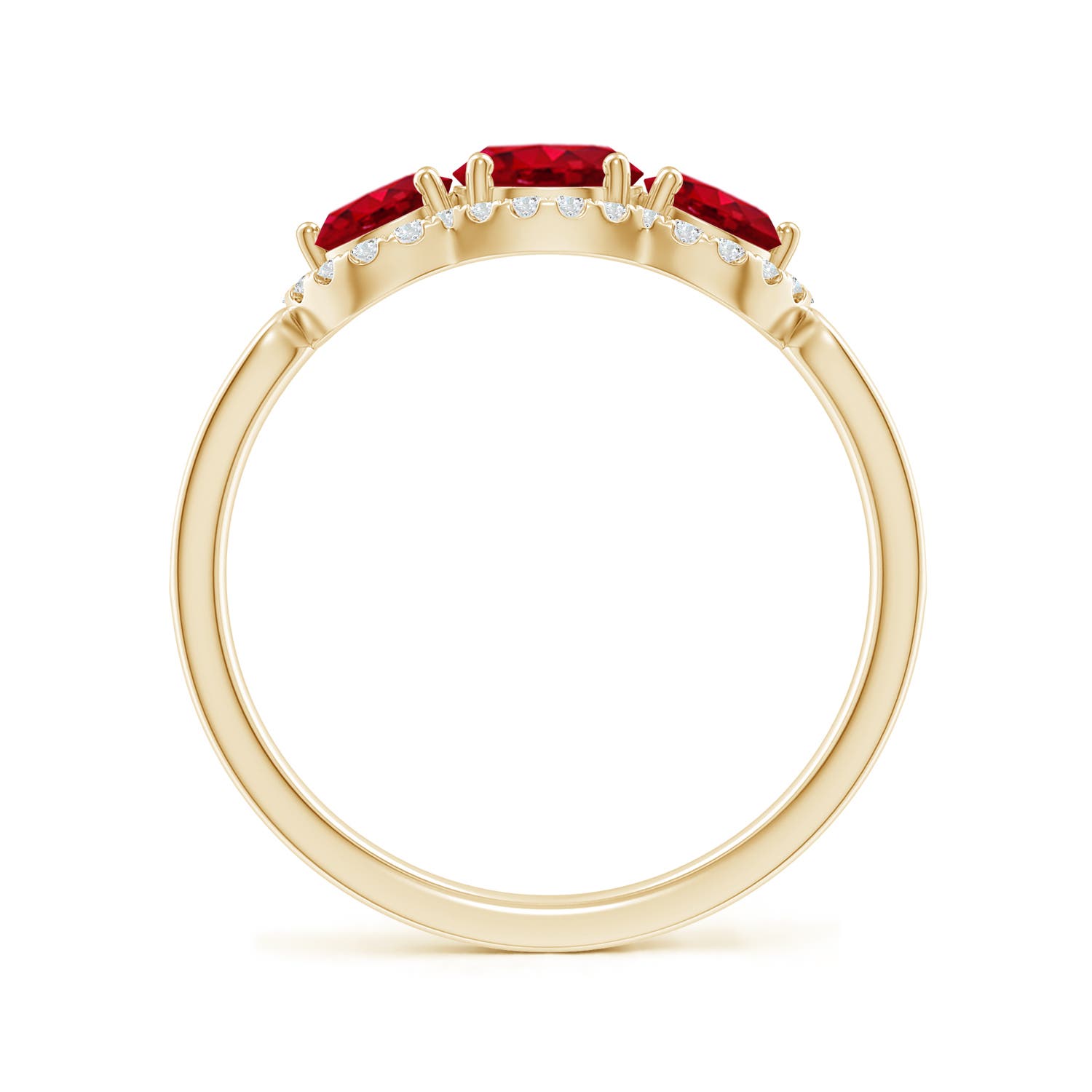 AAA - Ruby / 1.53 CT / 14 KT Yellow Gold