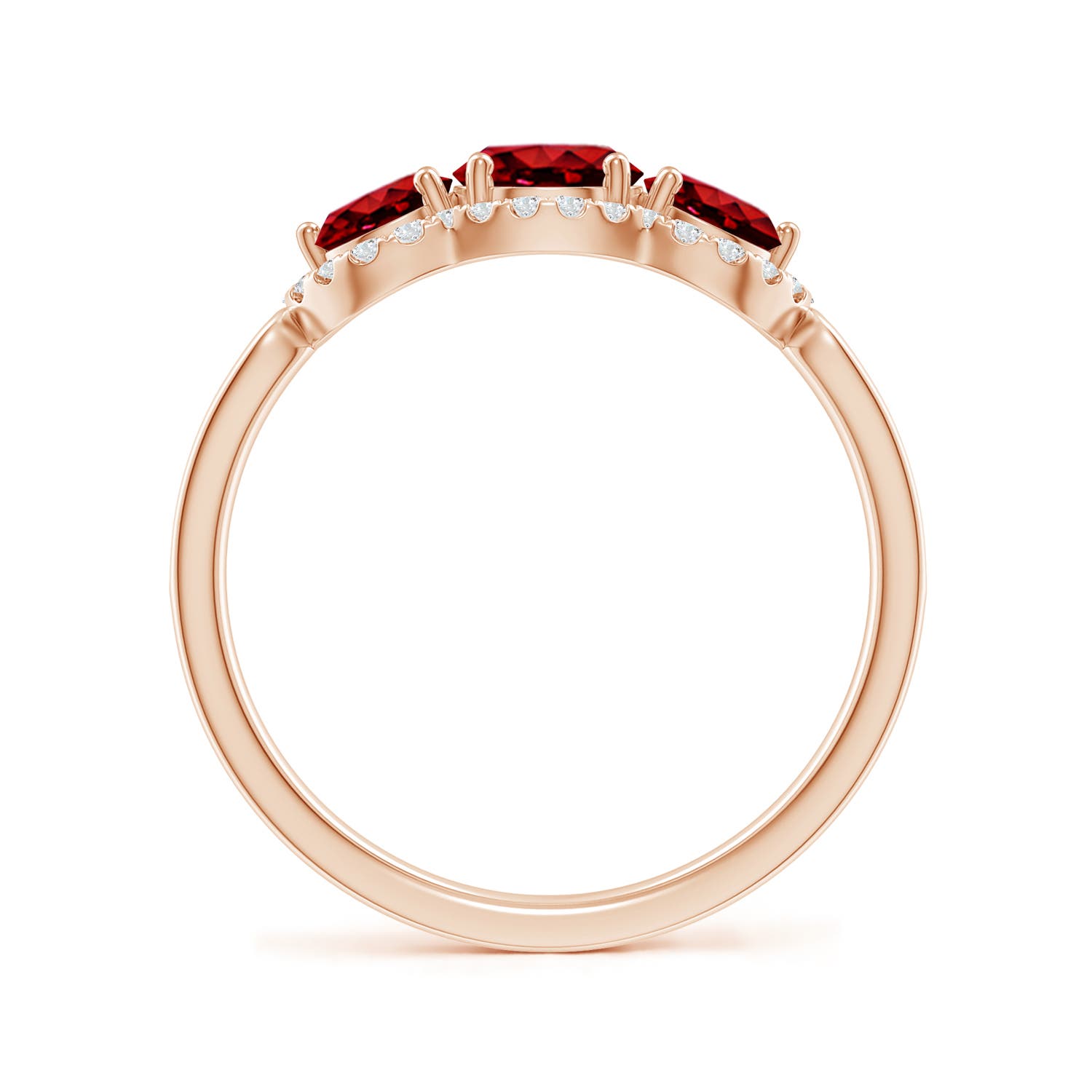 AAAA - Ruby / 1.53 CT / 14 KT Rose Gold