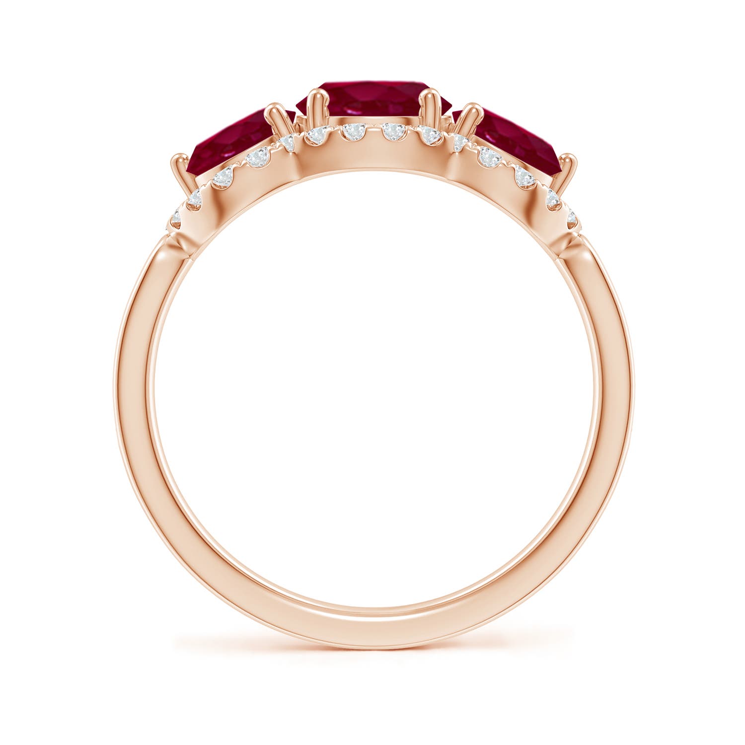 A - Ruby / 2.53 CT / 14 KT Rose Gold