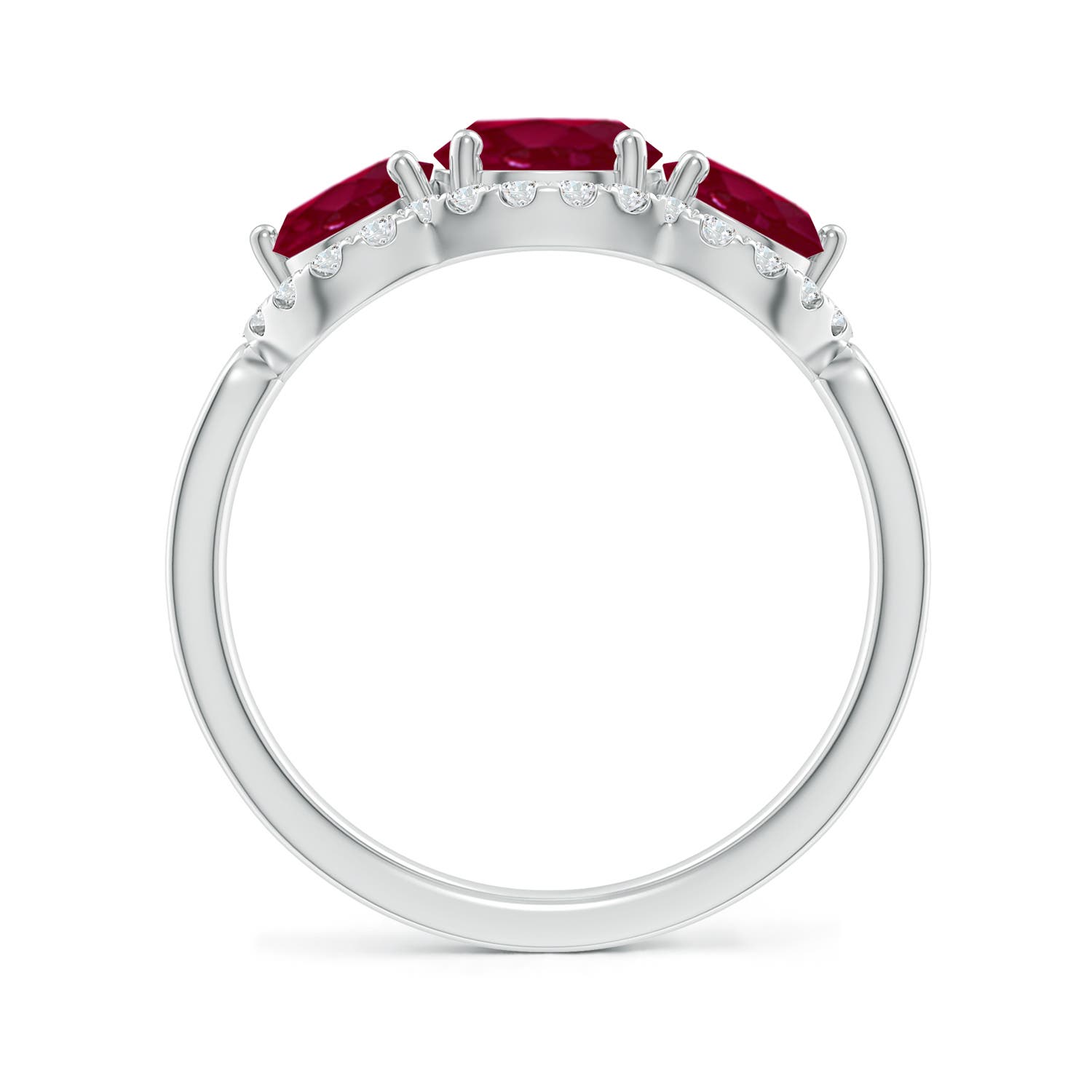 A - Ruby / 2.53 CT / 14 KT White Gold