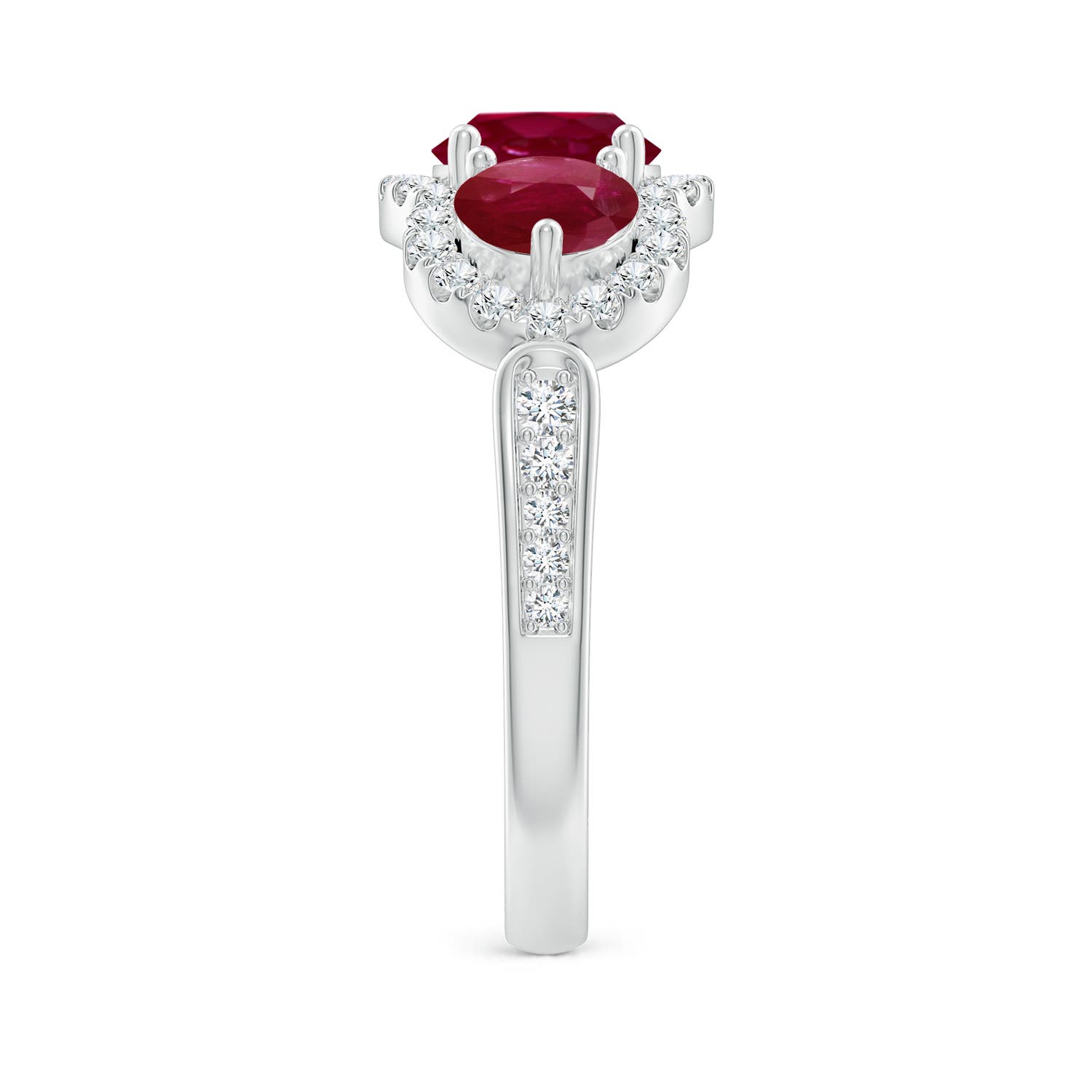 A - Ruby / 2.53 CT / 14 KT White Gold