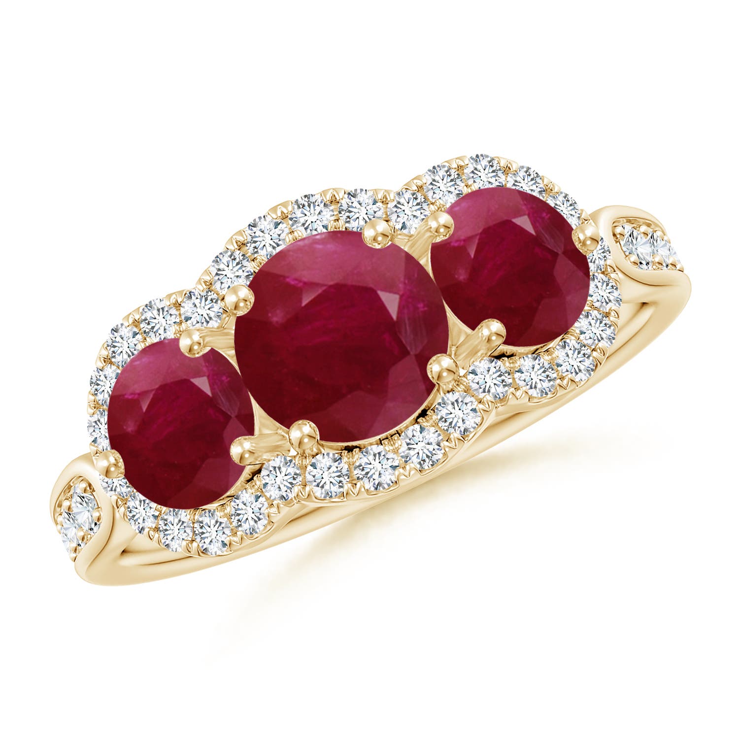 A - Ruby / 2.53 CT / 14 KT Yellow Gold