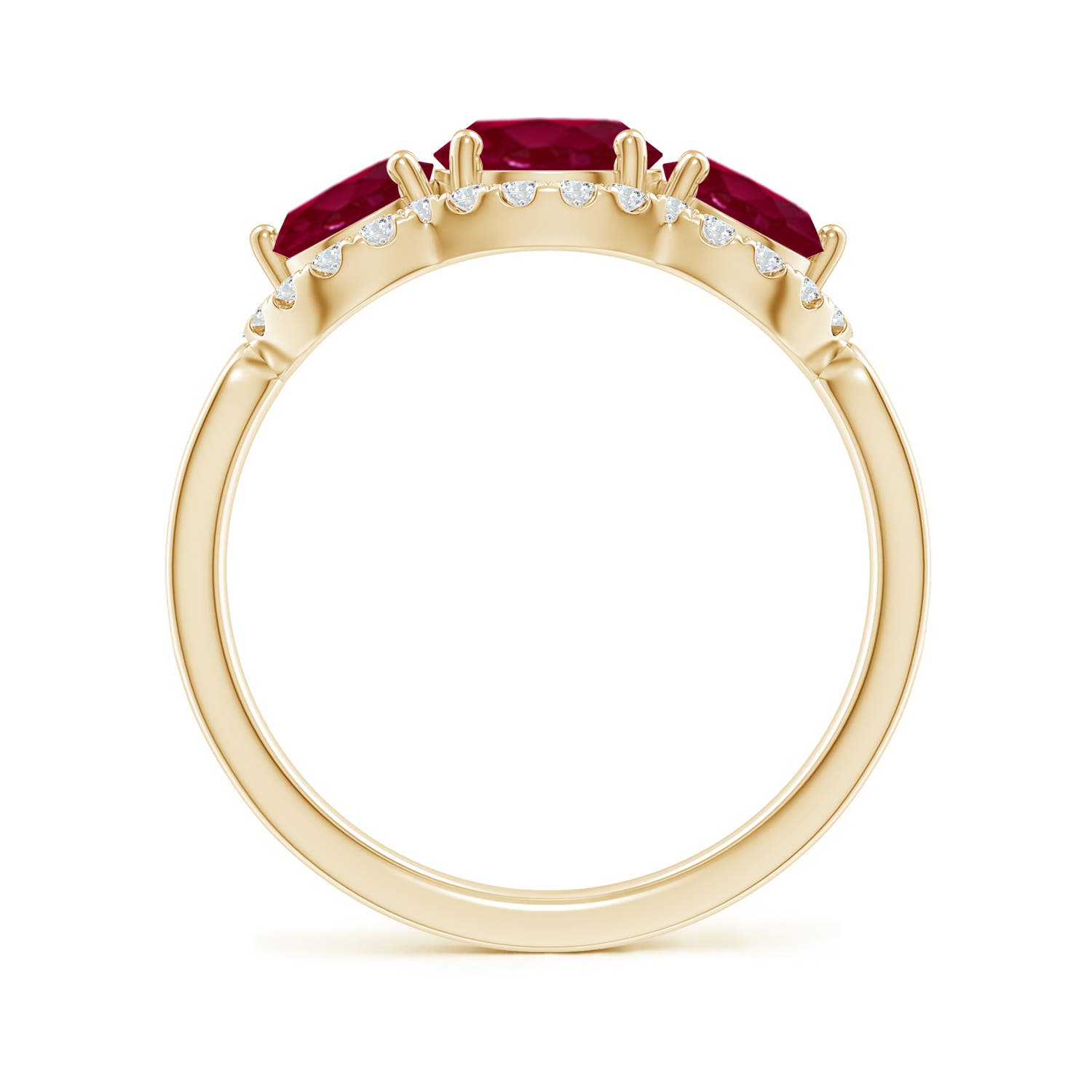 A - Ruby / 2.53 CT / 14 KT Yellow Gold