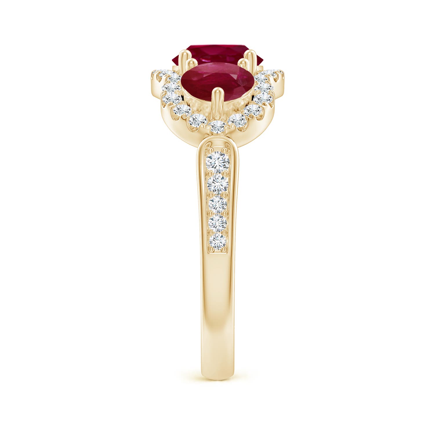 A - Ruby / 2.53 CT / 14 KT Yellow Gold