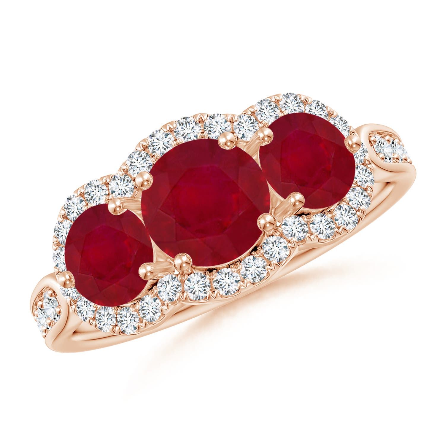 AA - Ruby / 2.53 CT / 14 KT Rose Gold