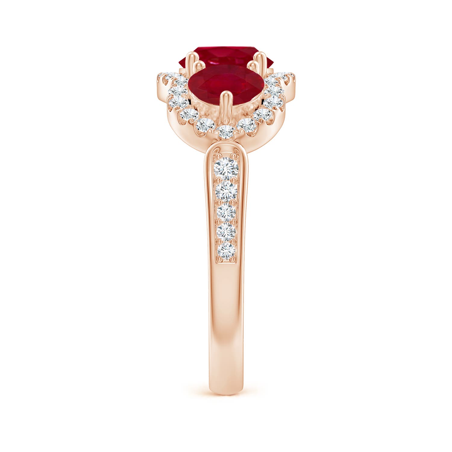 AA - Ruby / 2.53 CT / 14 KT Rose Gold