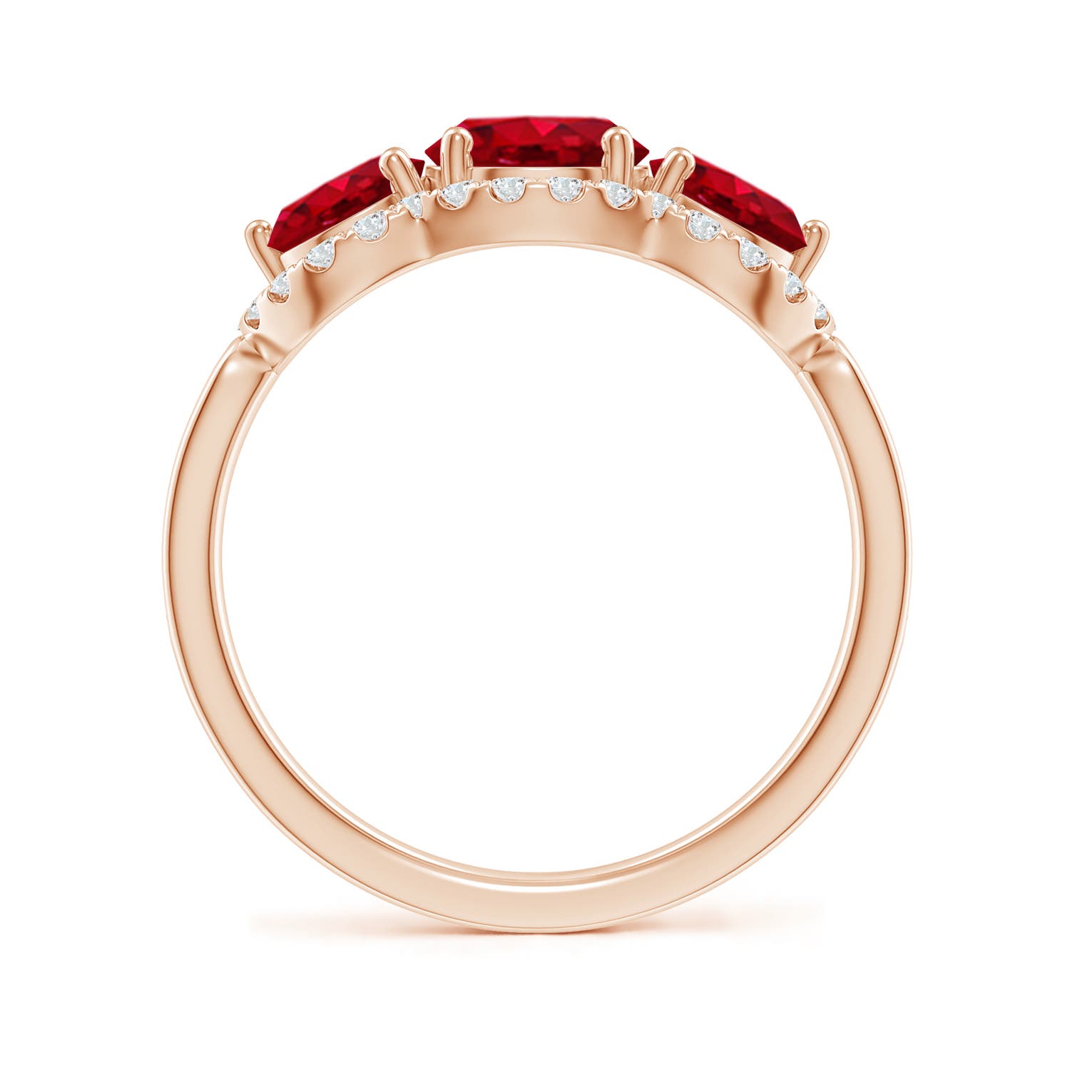 AAA - Ruby / 2.53 CT / 14 KT Rose Gold