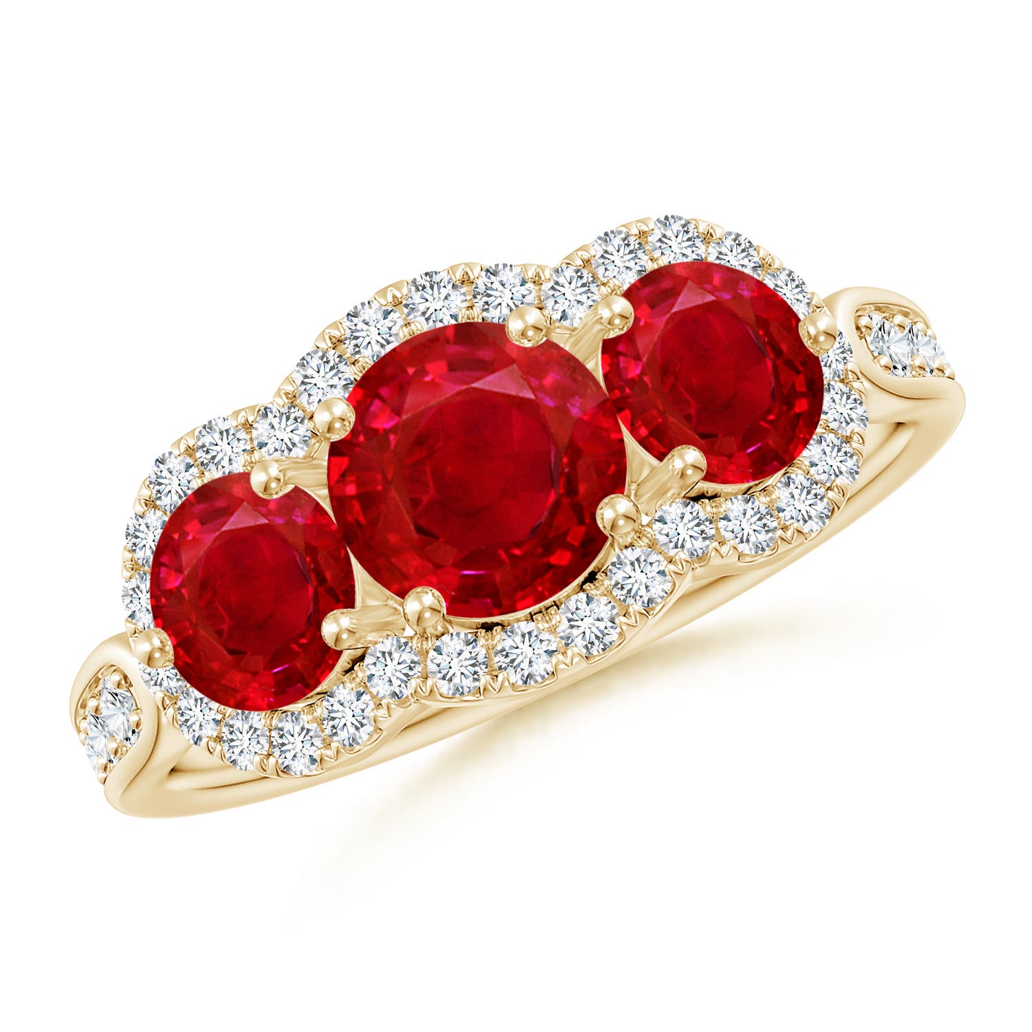 AAA - Ruby / 2.53 CT / 14 KT Yellow Gold