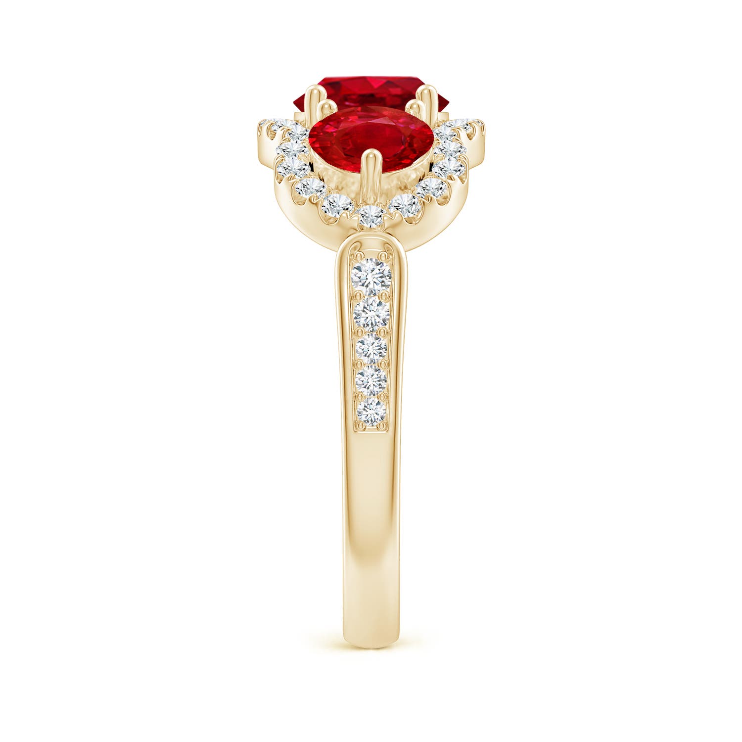 AAA - Ruby / 2.53 CT / 14 KT Yellow Gold