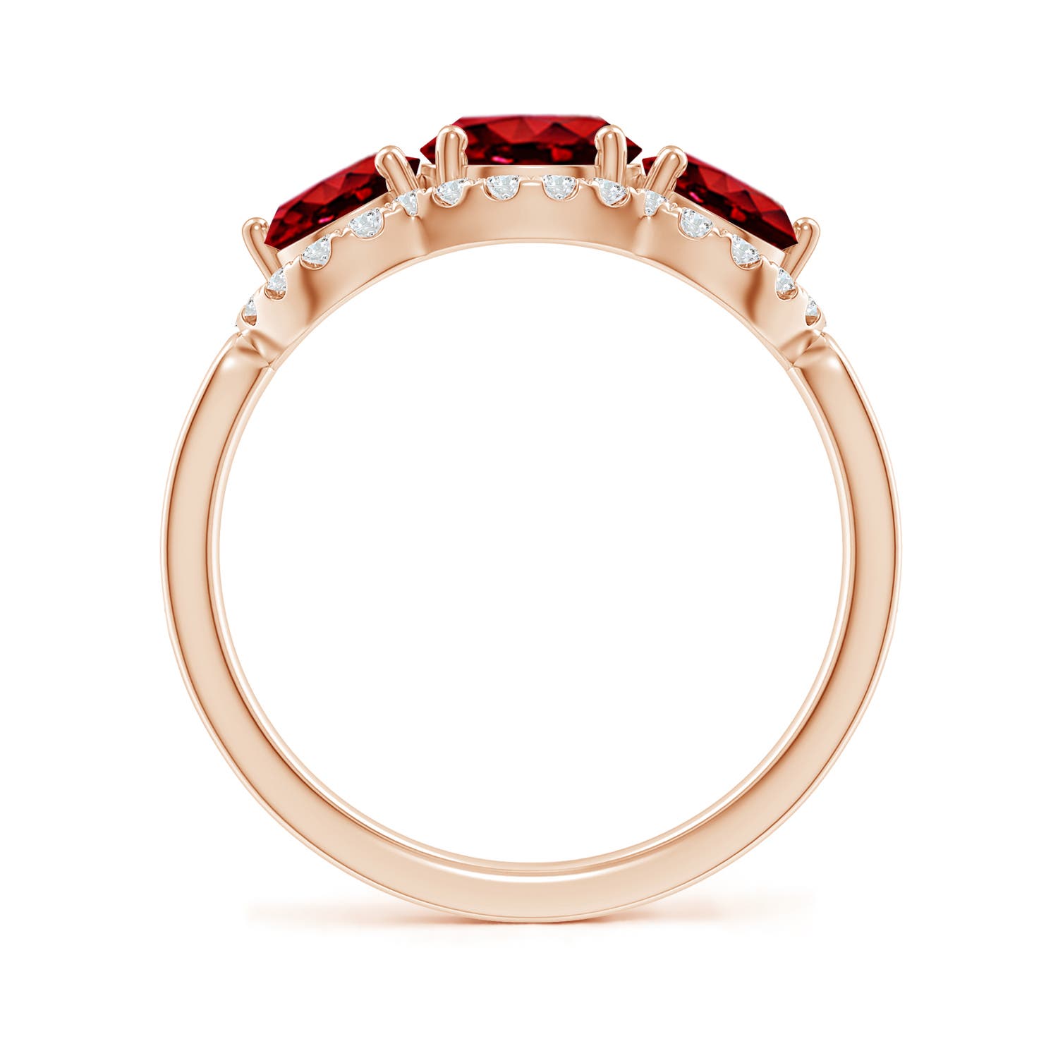 AAAA - Ruby / 2.53 CT / 14 KT Rose Gold