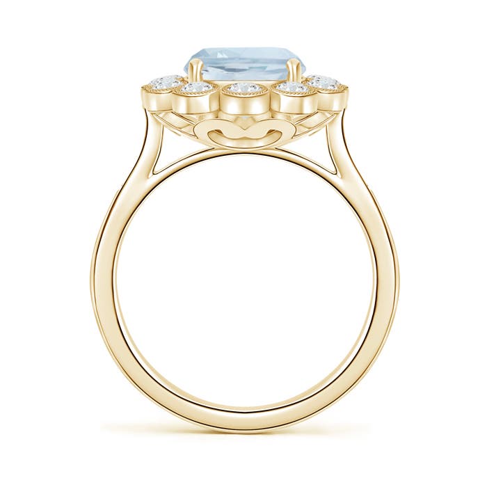 A - Aquamarine / 2.95 CT / 14 KT Yellow Gold