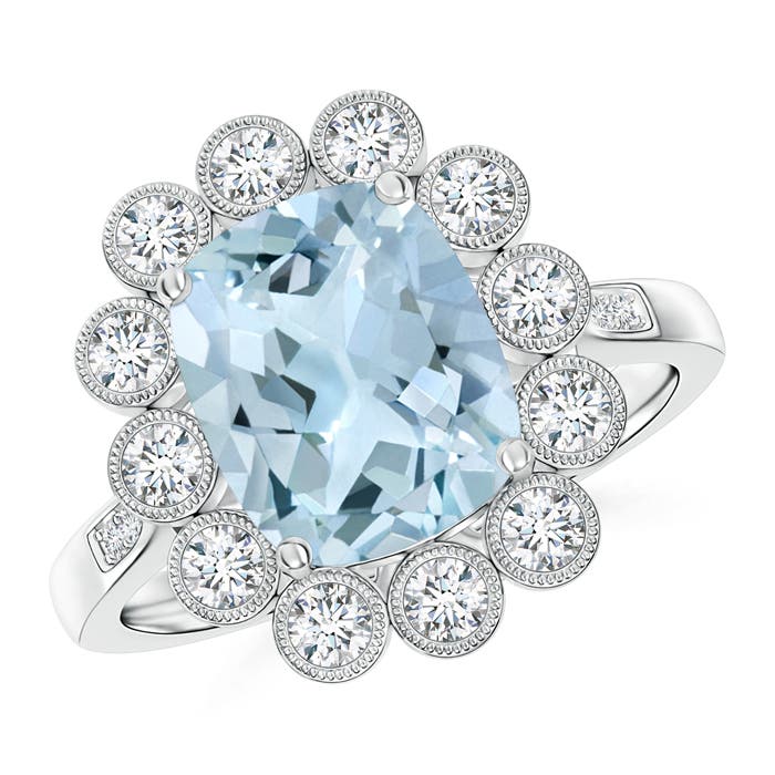 AA - Aquamarine / 2.95 CT / 14 KT White Gold