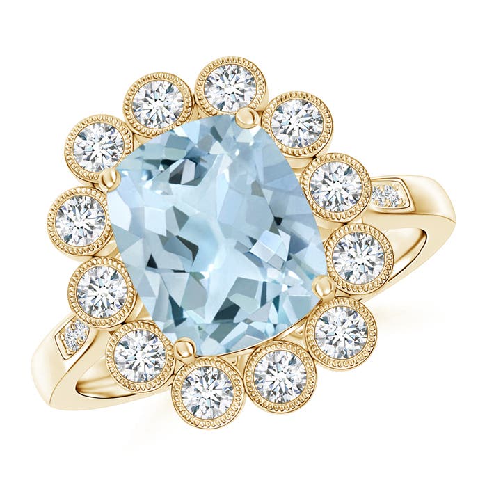 AA - Aquamarine / 2.95 CT / 14 KT Yellow Gold