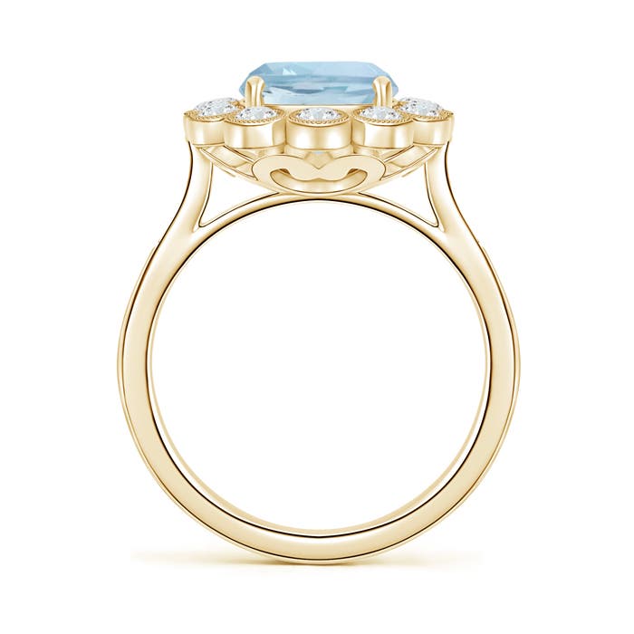 AA - Aquamarine / 2.95 CT / 14 KT Yellow Gold