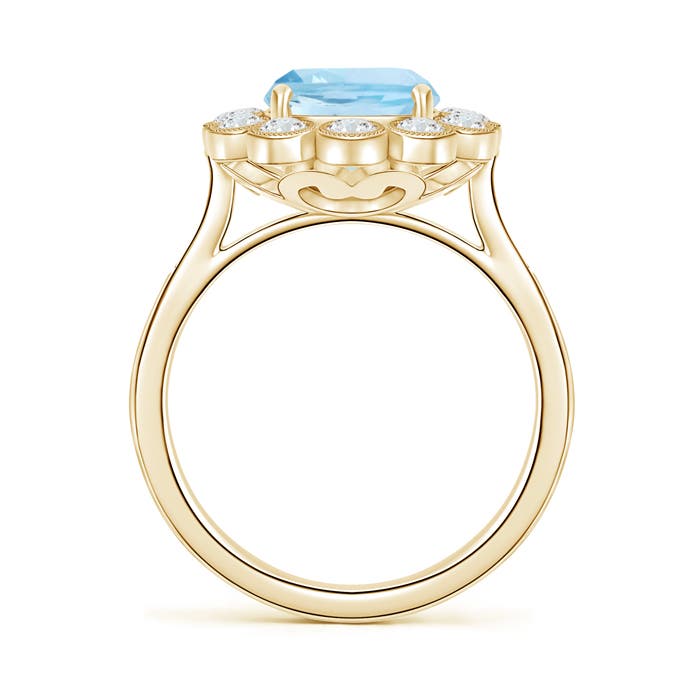 AAA - Aquamarine / 2.95 CT / 14 KT Yellow Gold