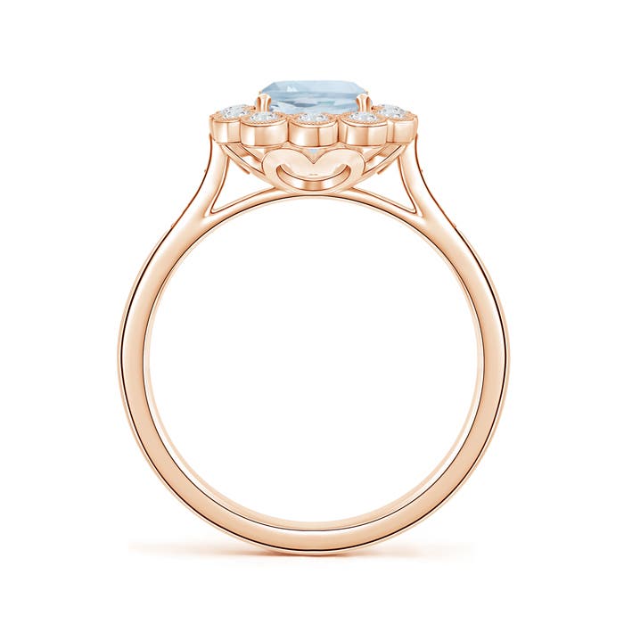 A - Aquamarine / 1.48 CT / 14 KT Rose Gold