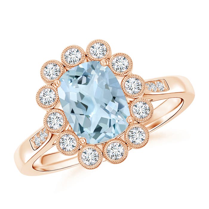 AA - Aquamarine / 1.48 CT / 14 KT Rose Gold