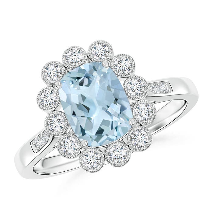 AA - Aquamarine / 1.48 CT / 14 KT White Gold