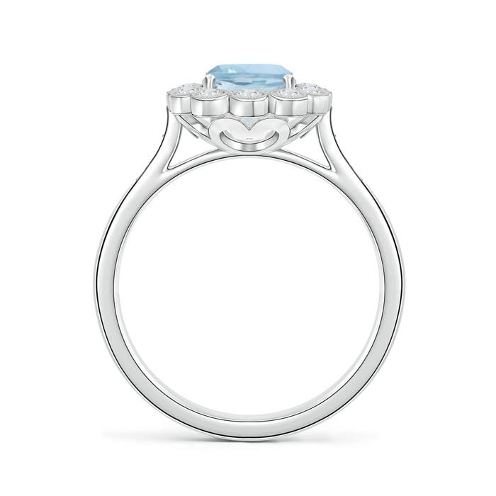 AA - Aquamarine / 1.48 CT / 14 KT White Gold